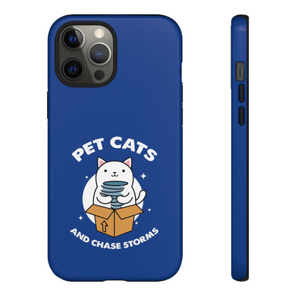 Pet Cats and Chase Storms Tough Phone Case