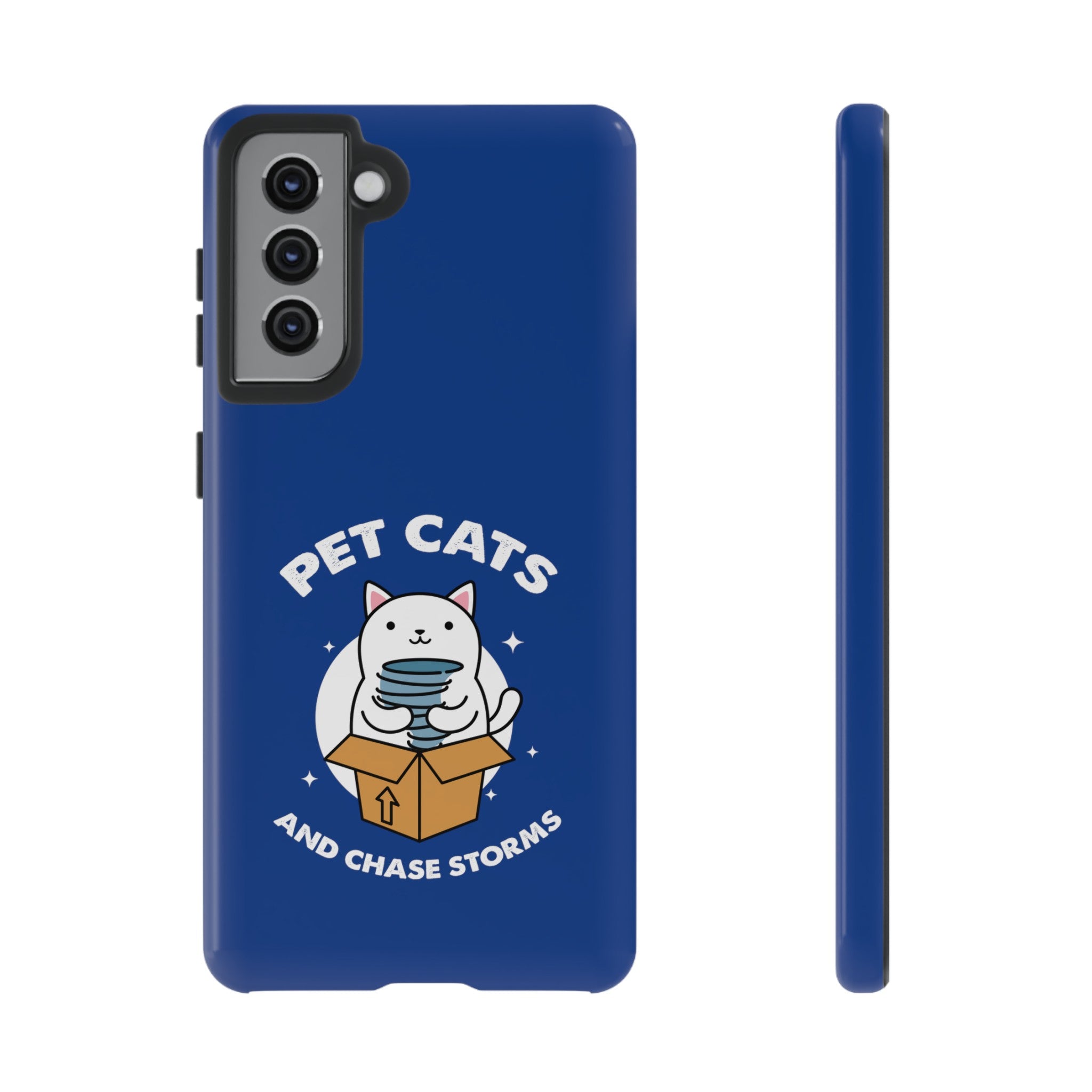 Pet Cats and Chase Storms Tough Phone Case 