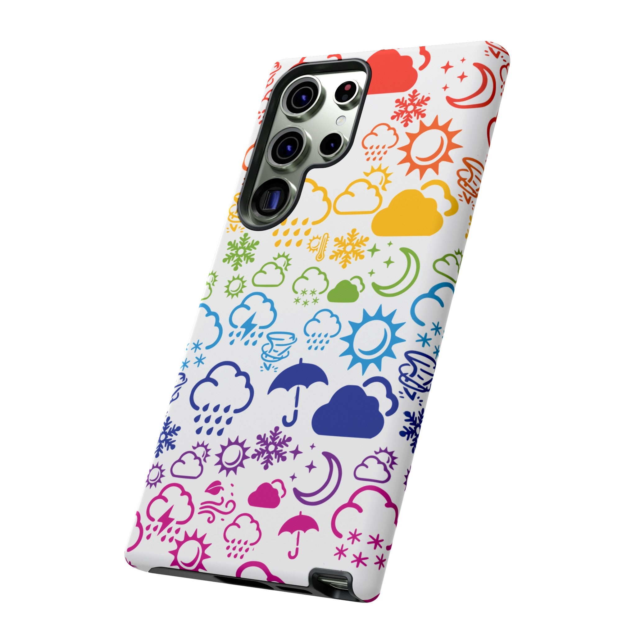 Funda rígida para teléfono Wx Icon (Rainbow) 