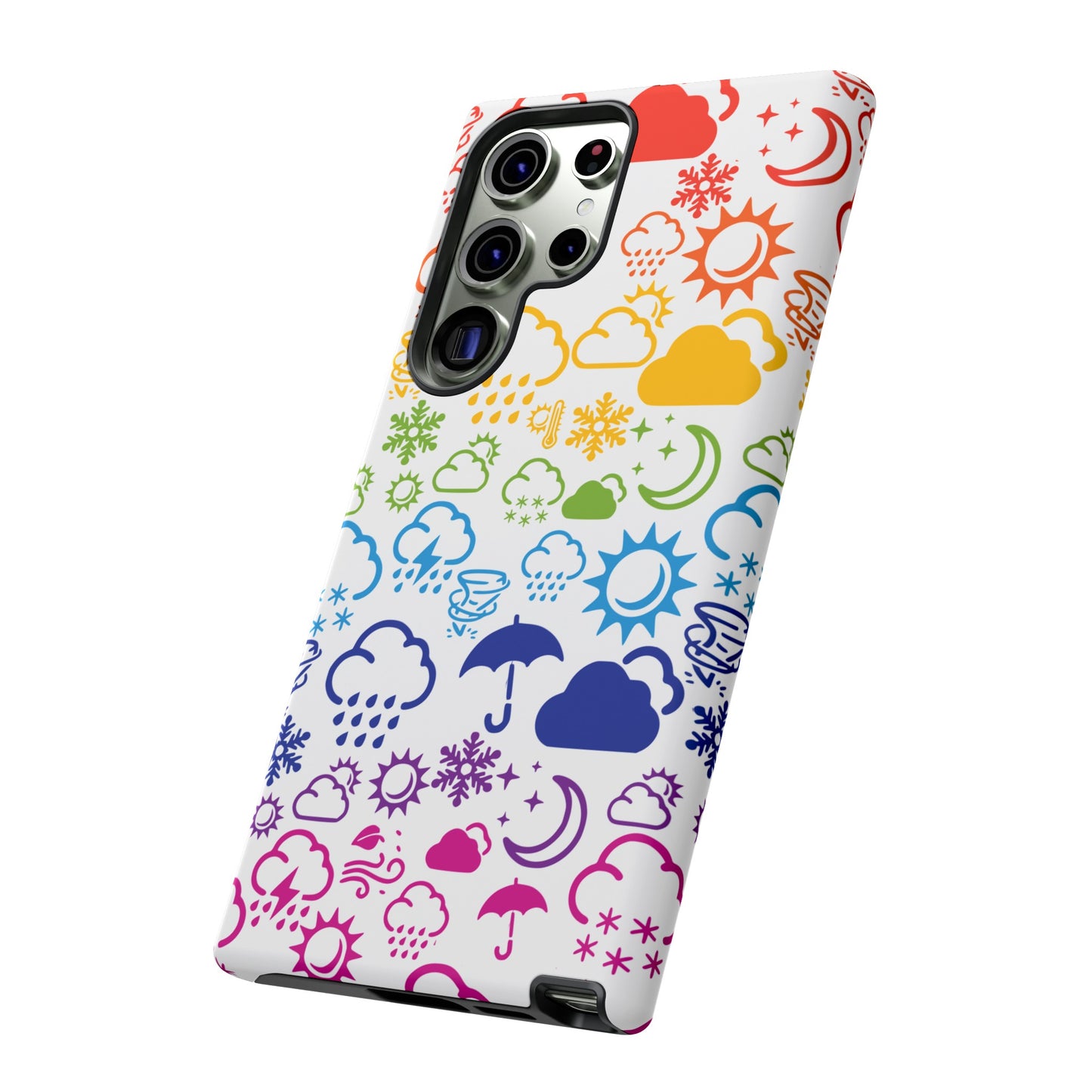 Funda rígida para teléfono Wx Icon (Rainbow)