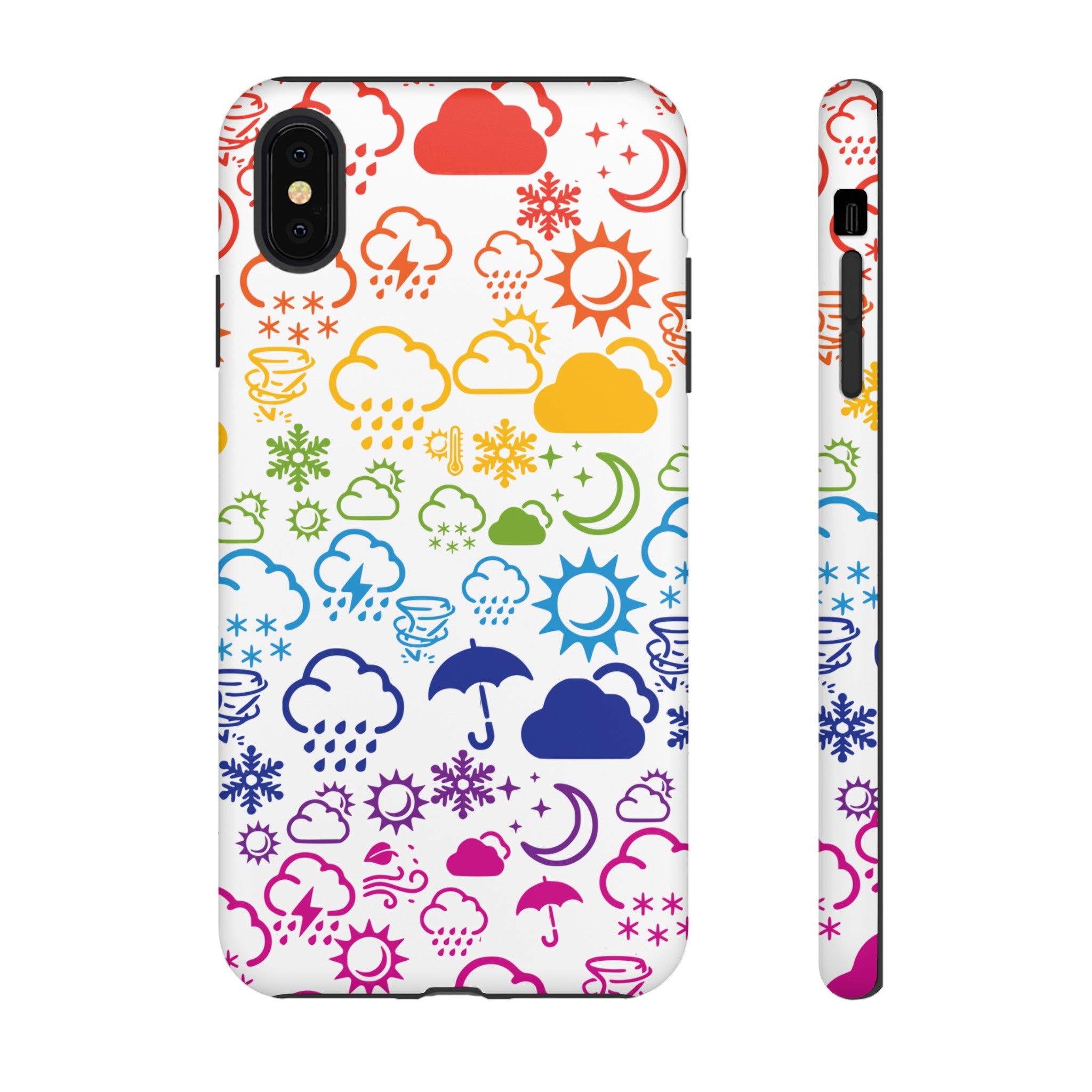 Funda rígida para teléfono Wx Icon (Rainbow) 