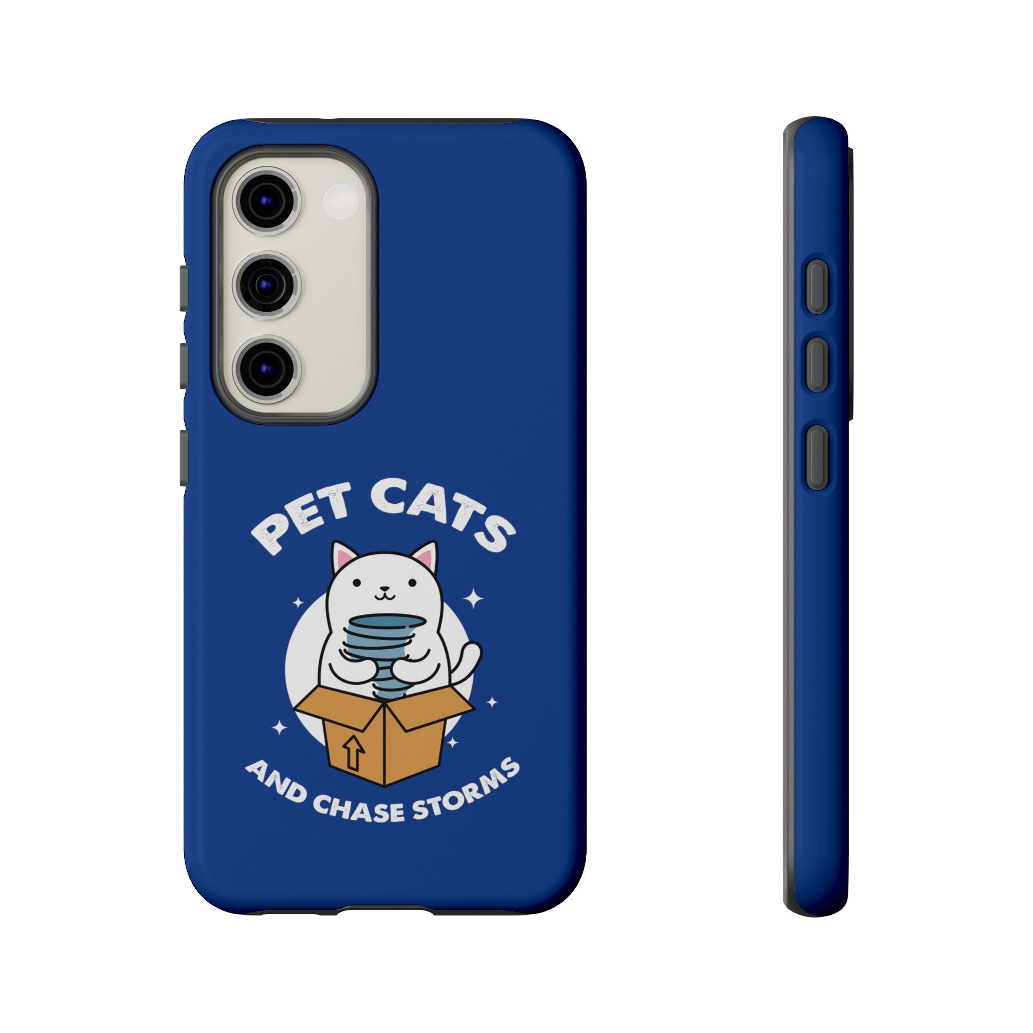 Pet Cats and Chase Storms Tough Phone Case 