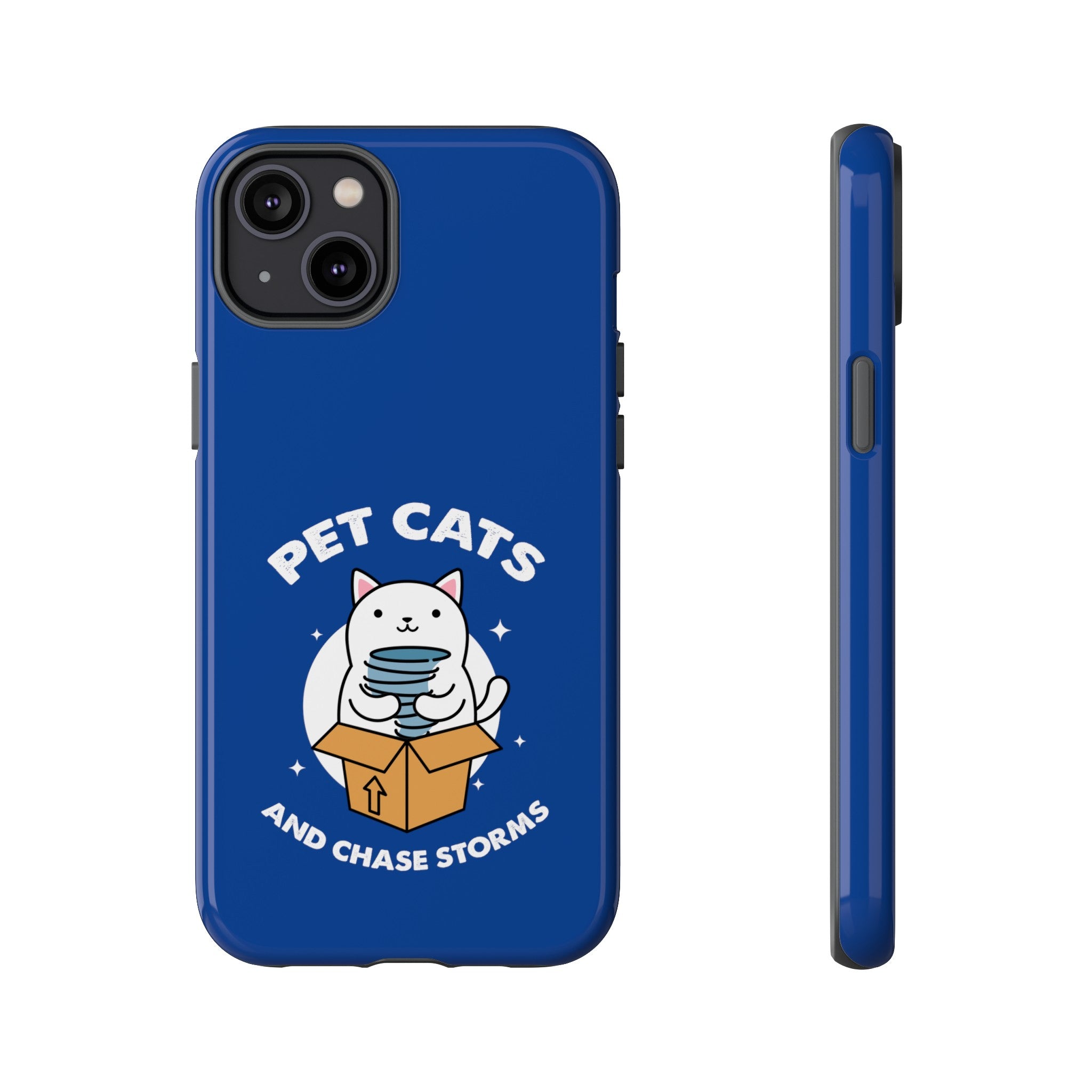 Pet Cats and Chase Storms Tough Phone Case 