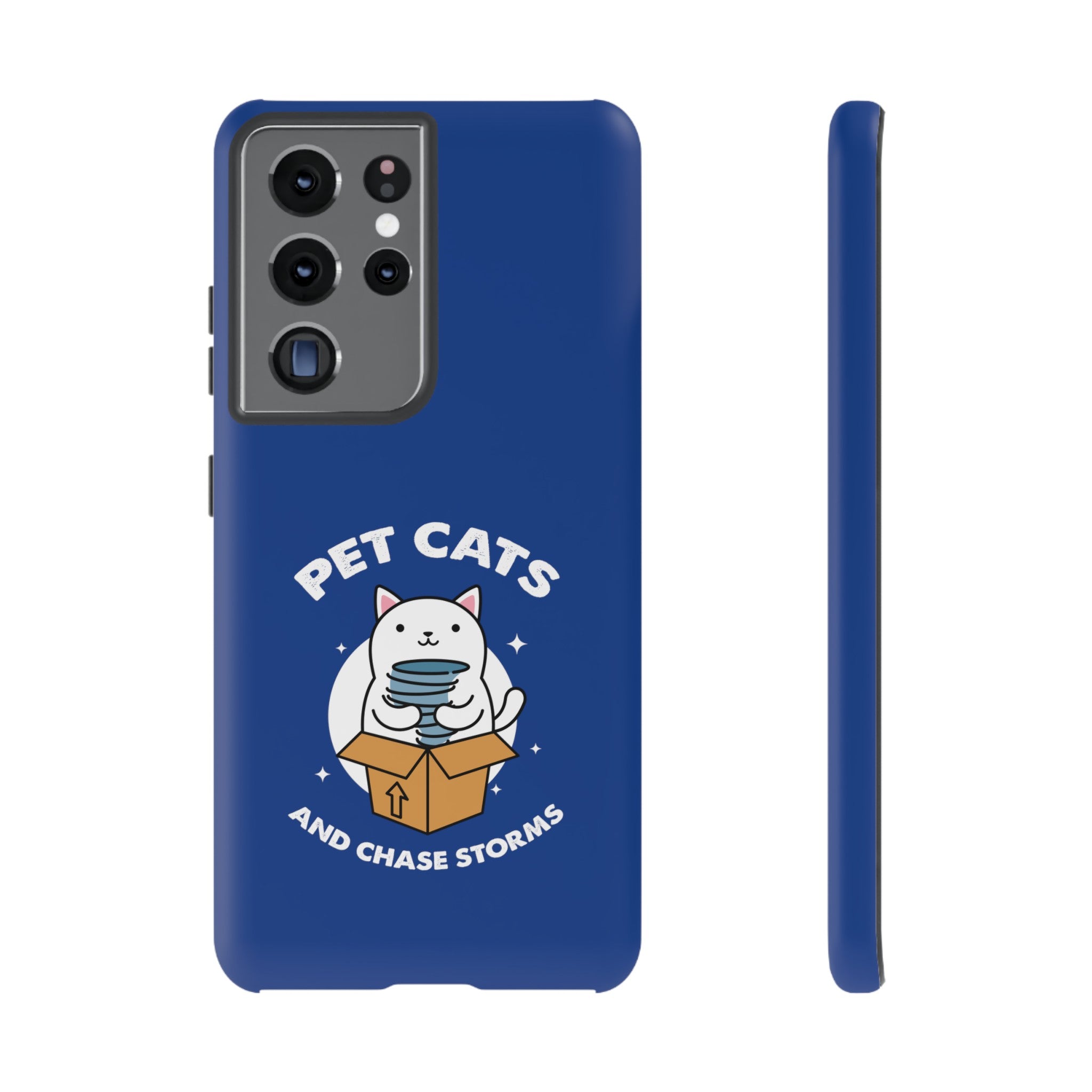 Pet Cats and Chase Storms Tough Phone Case 