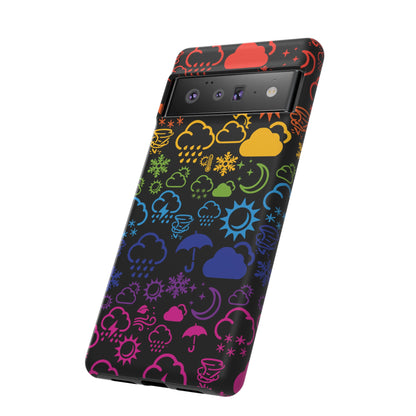 Wx Icon (noir/arc-en-ciel) coque de téléphone robuste