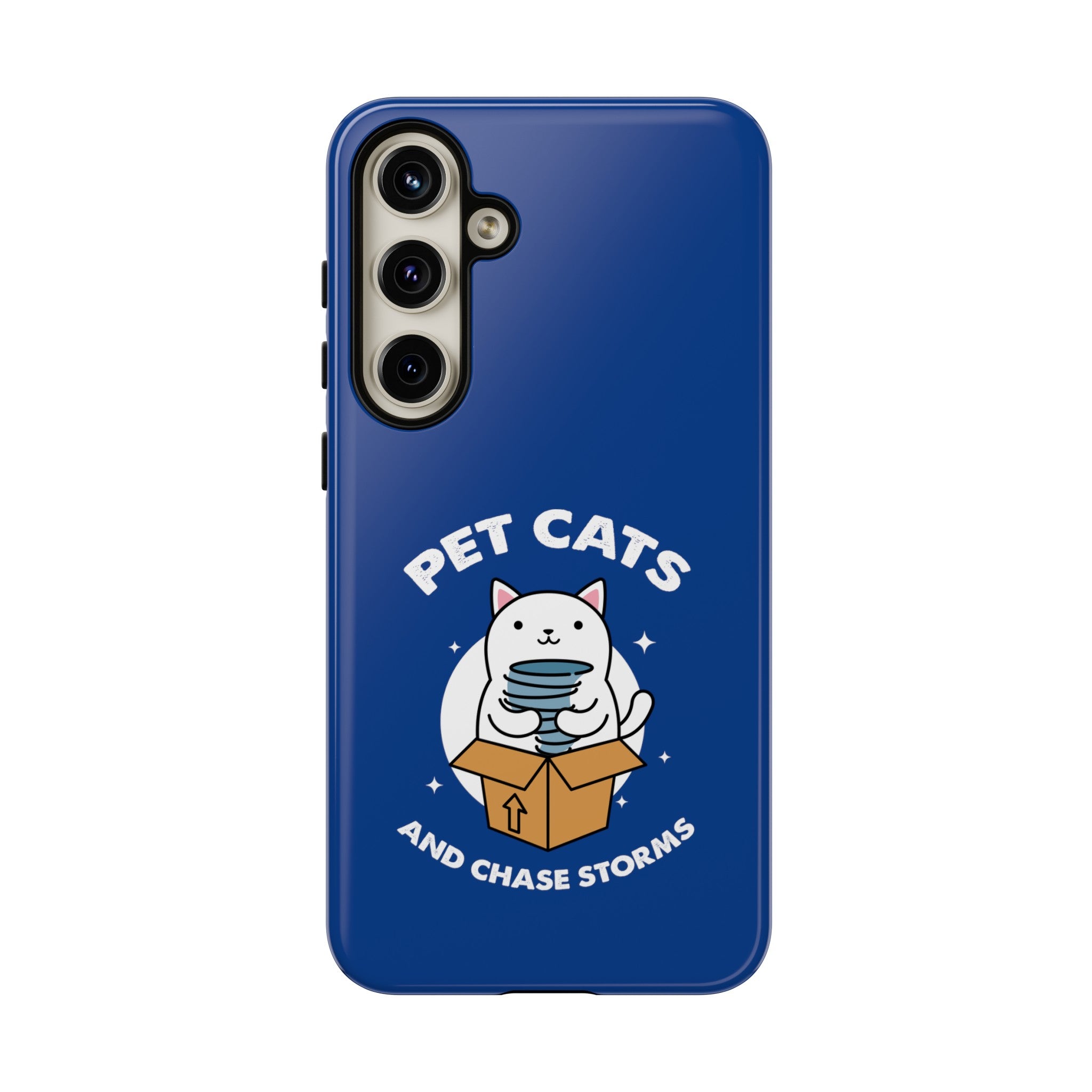 Pet Cats and Chase Storms Tough Phone Case 