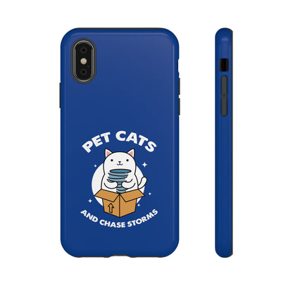 Pet Cats and Chase Storms Tough Phone Case