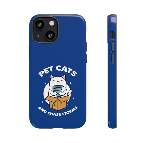 Pet Cats and Chase Storms Tough Phone Case