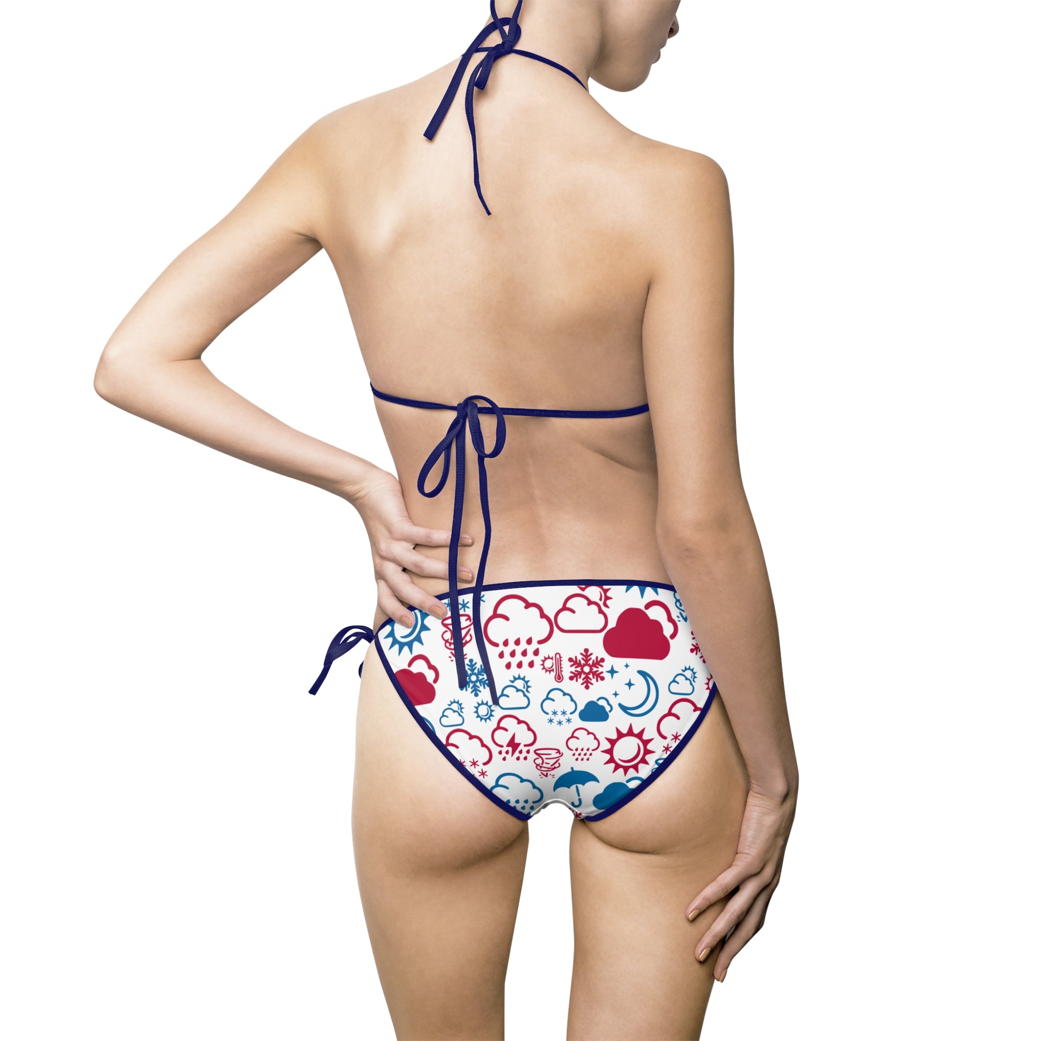 Wx Icon (Rouge/Blanc/Bleu) Bikini Maillot de Bain  
