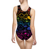 Wx Icon (Black/Rainbow) One-Piece Swimsuit