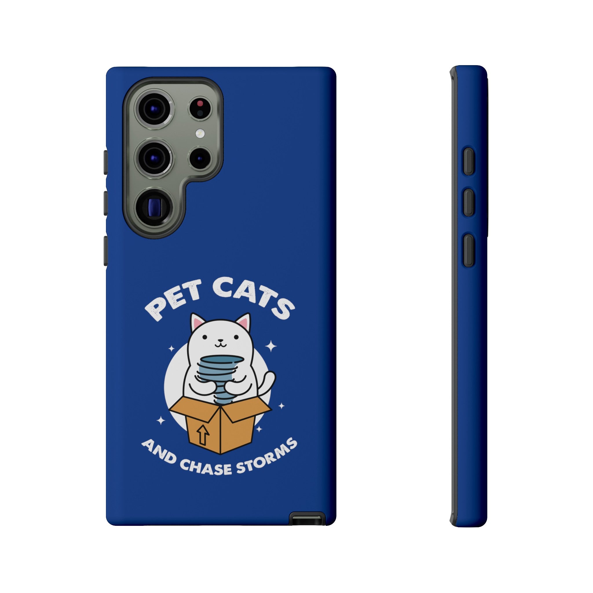 Pet Cats and Chase Storms Tough Phone Case 