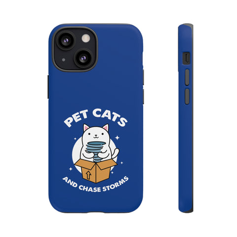 Pet Cats and Chase Storms Tough Phone Case