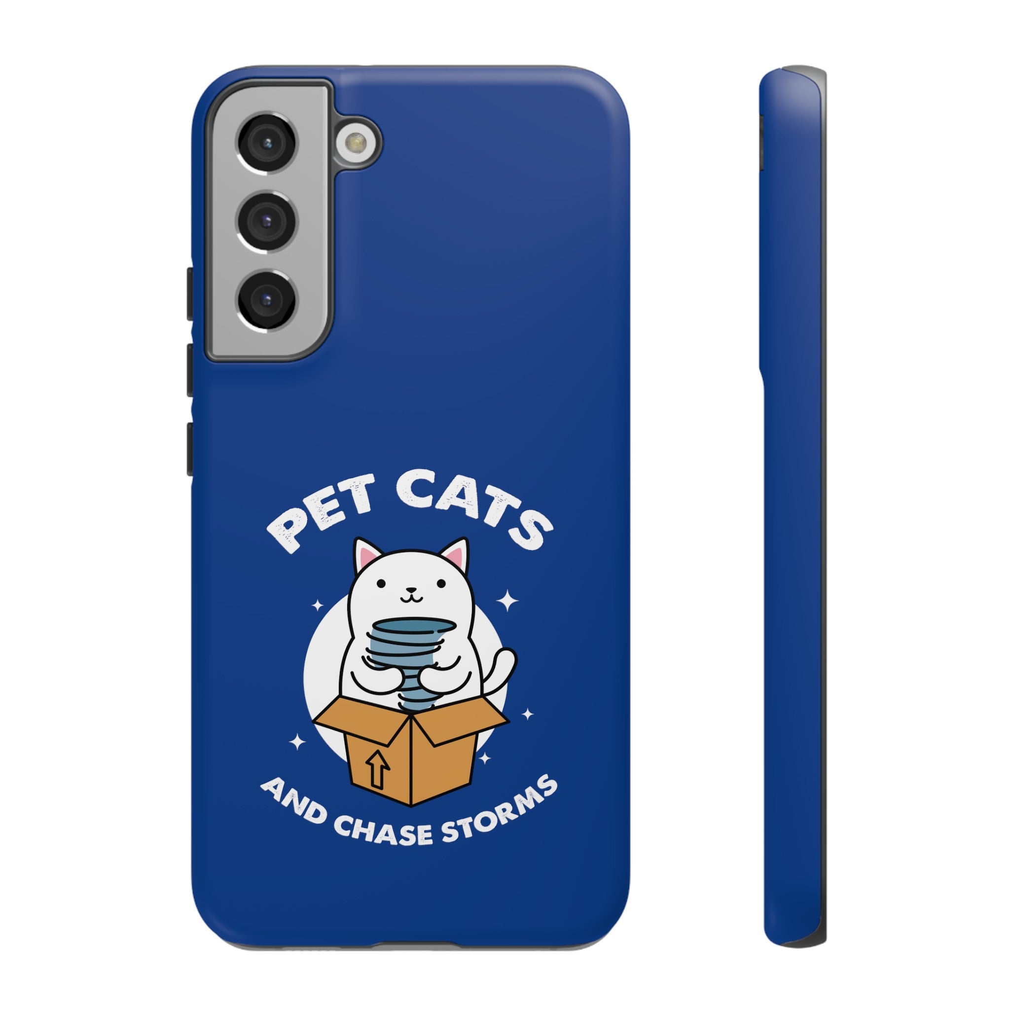 Pet Cats and Chase Storms Tough Phone Case 