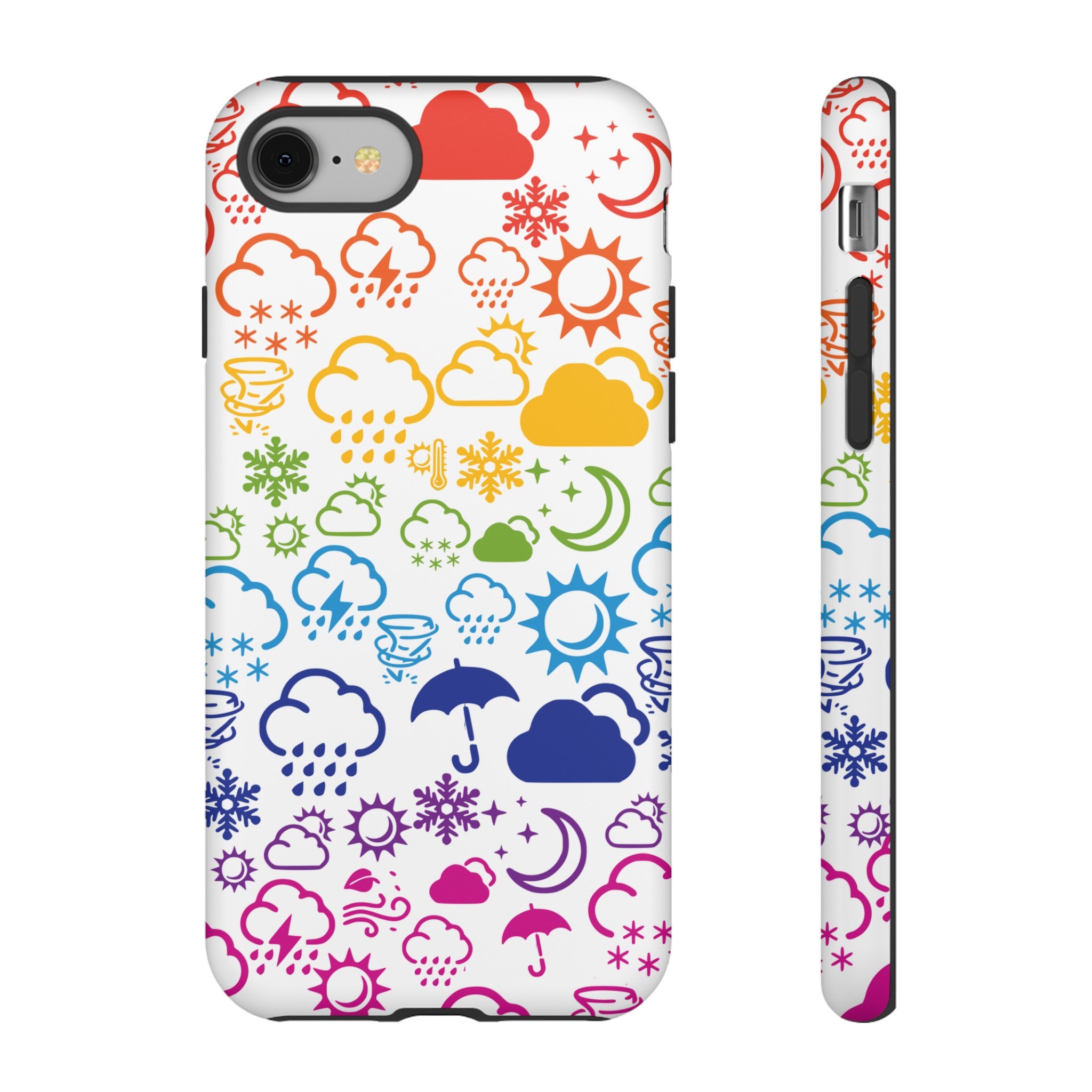 Funda rígida para teléfono Wx Icon (Rainbow) 