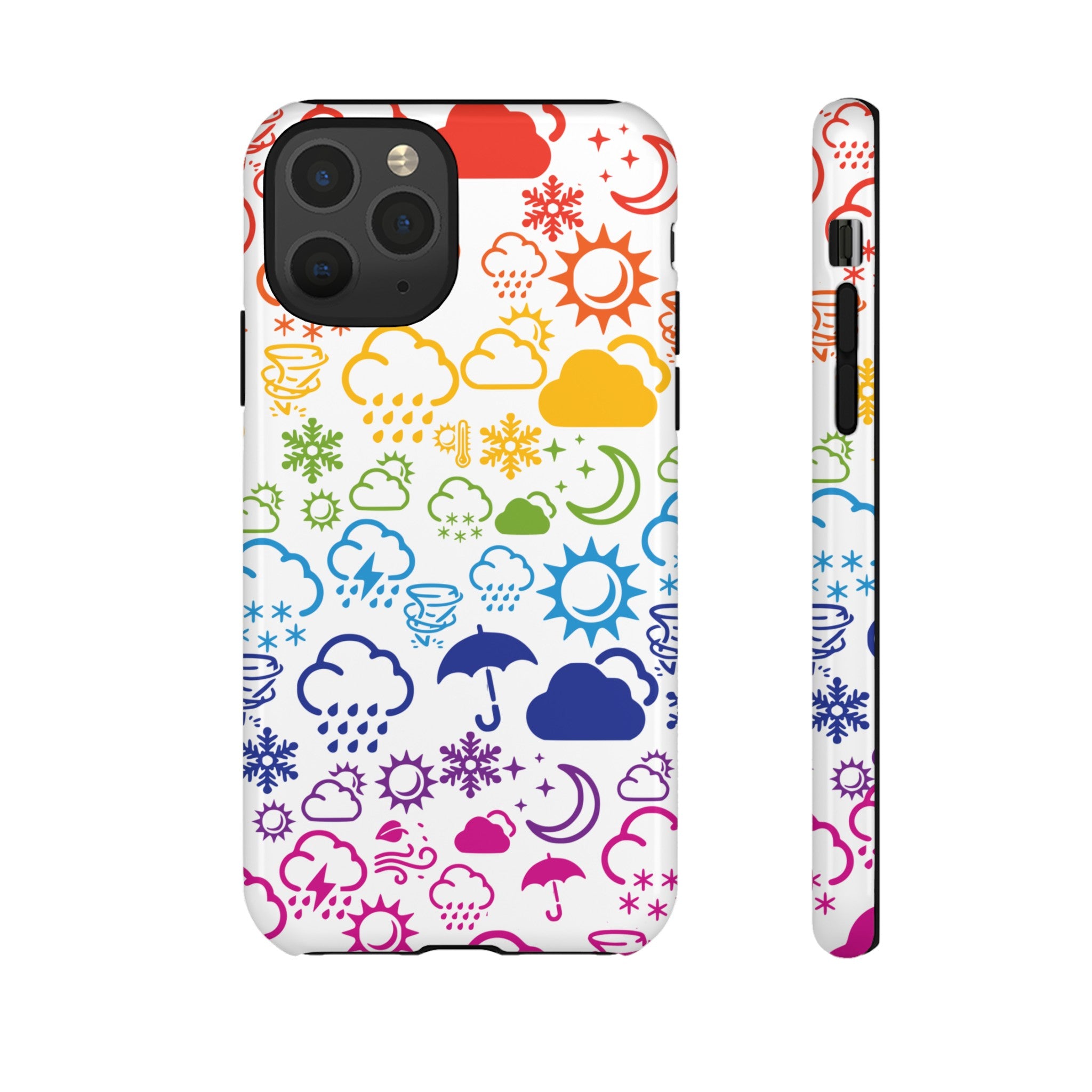 Funda rígida para teléfono Wx Icon (Rainbow) 