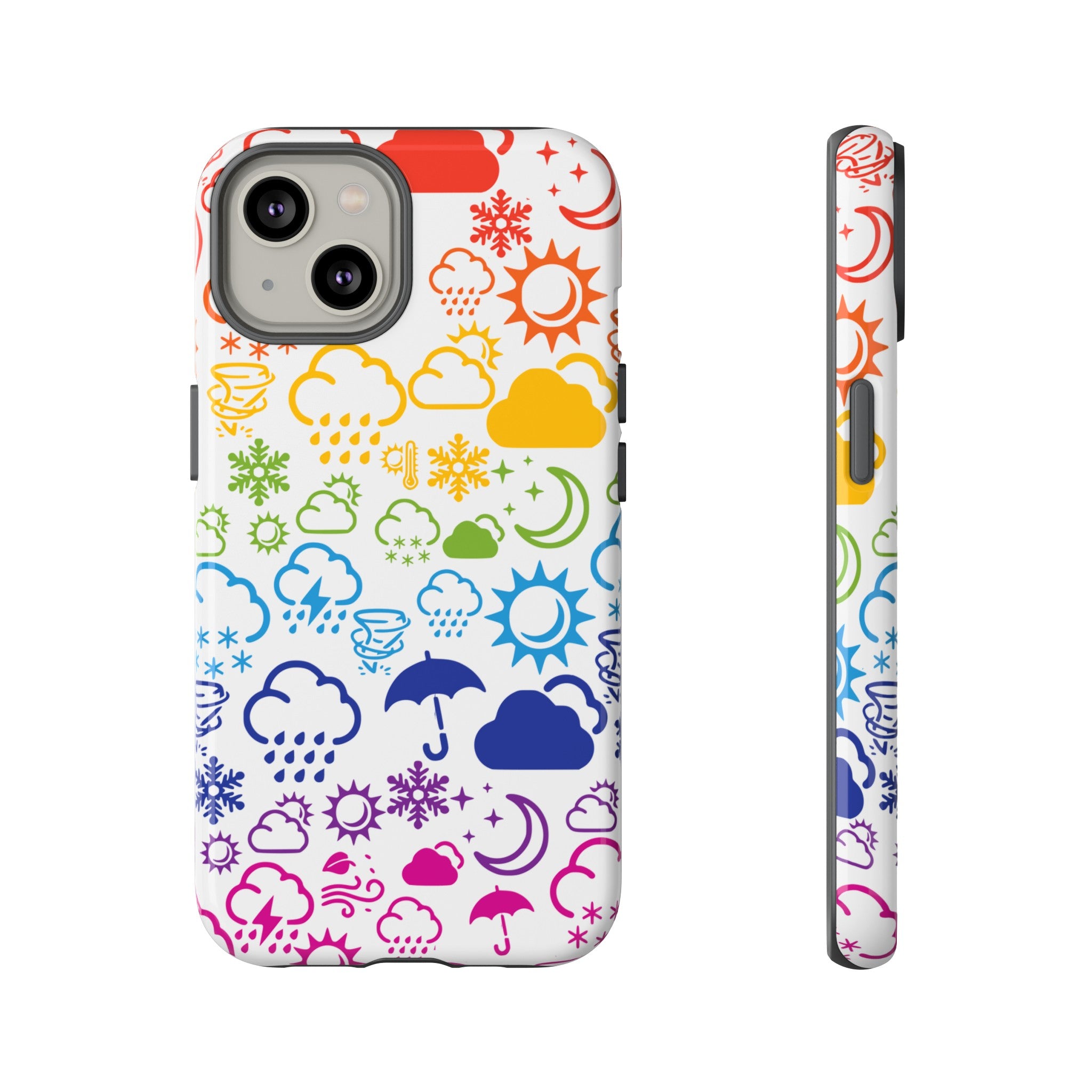 Funda rígida para teléfono Wx Icon (Rainbow) 