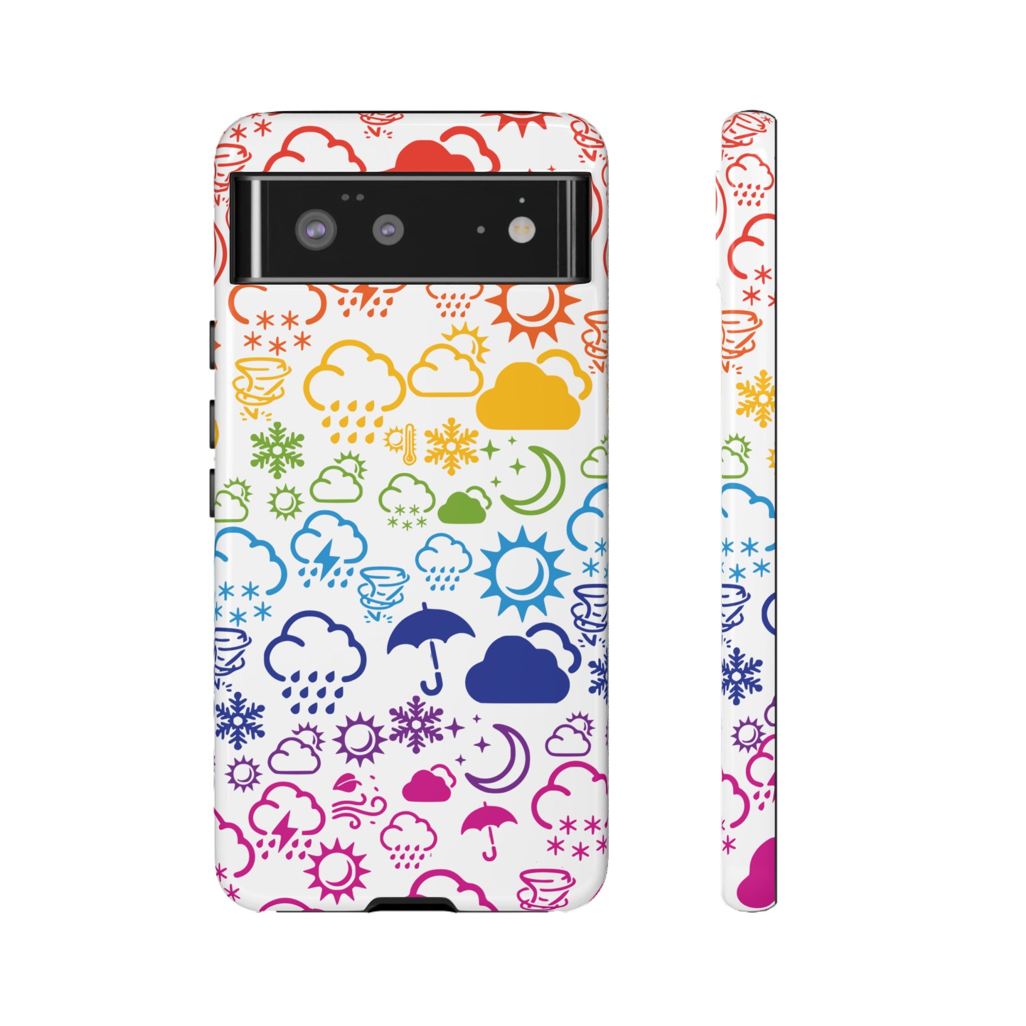 Funda rígida para teléfono Wx Icon (Rainbow) 