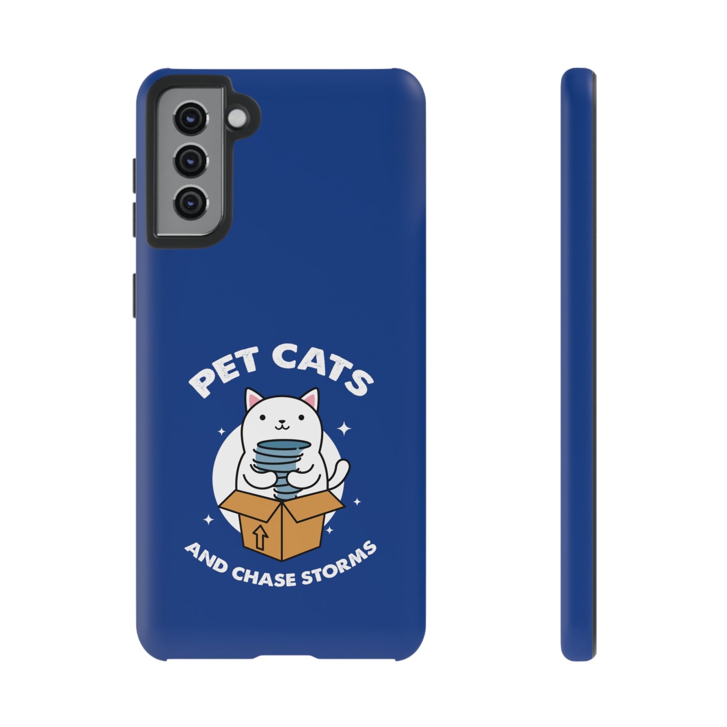 Pet Cats and Chase Storms Tough Phone Case