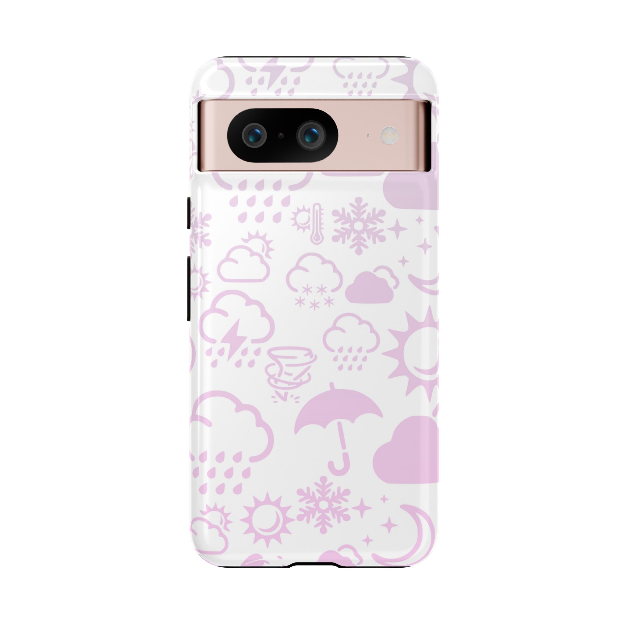 Funda resistente para teléfono Wx Icon (blanco/rosa) 