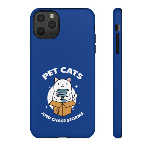 Pet Cats and Chase Storms Tough Phone Case