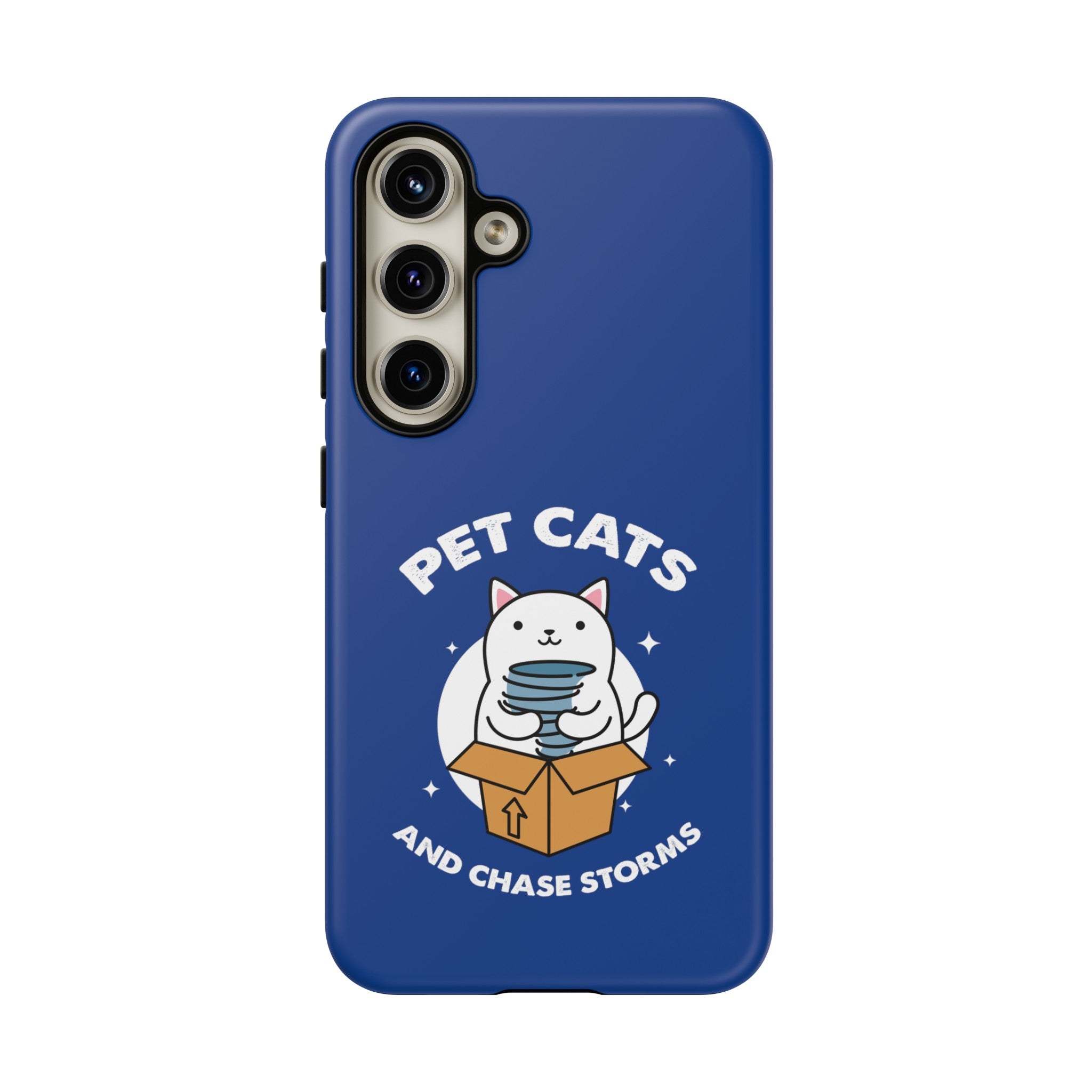 Pet Cats and Chase Storms Tough Phone Case 