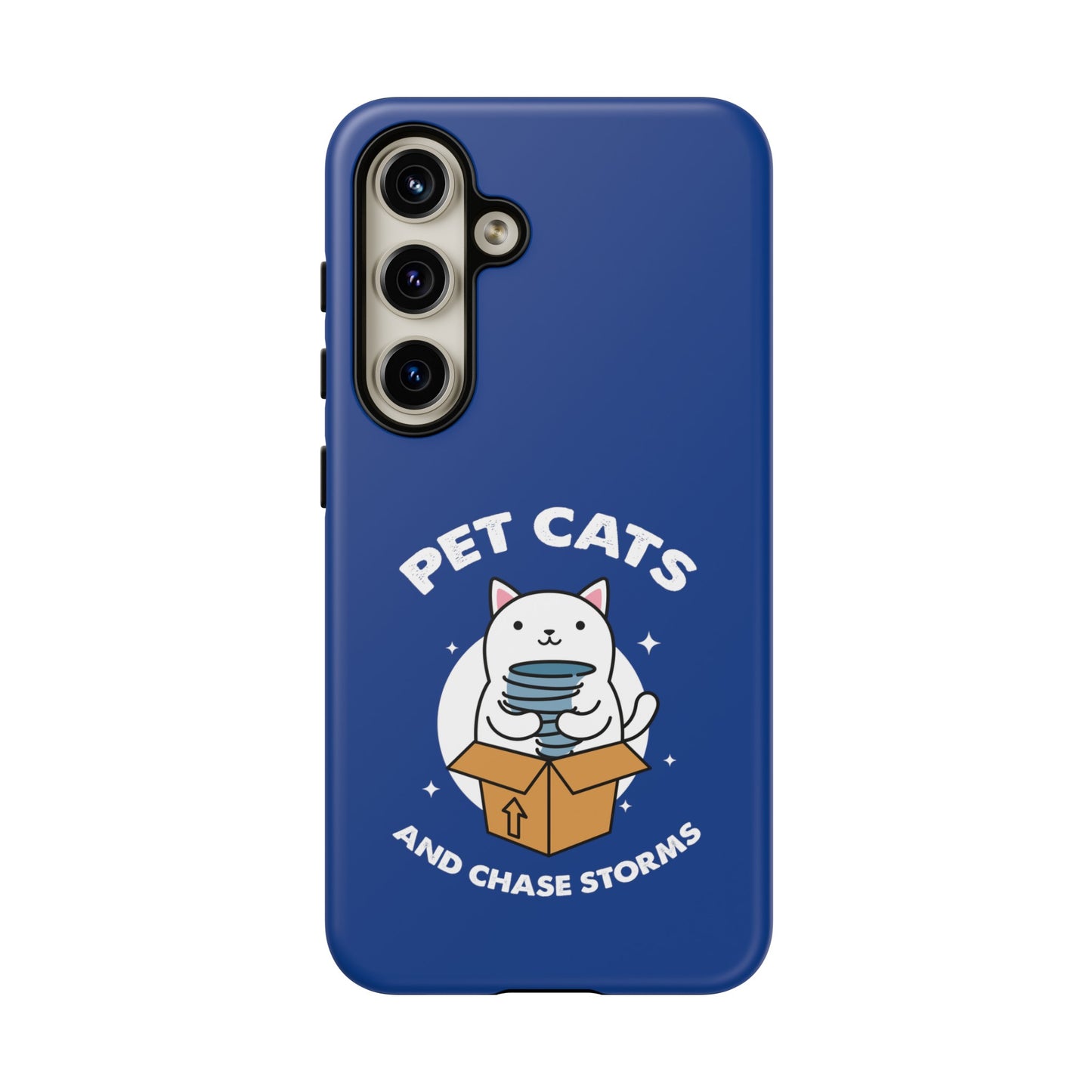 Pet Cats and Chase Storms Tough Phone Case