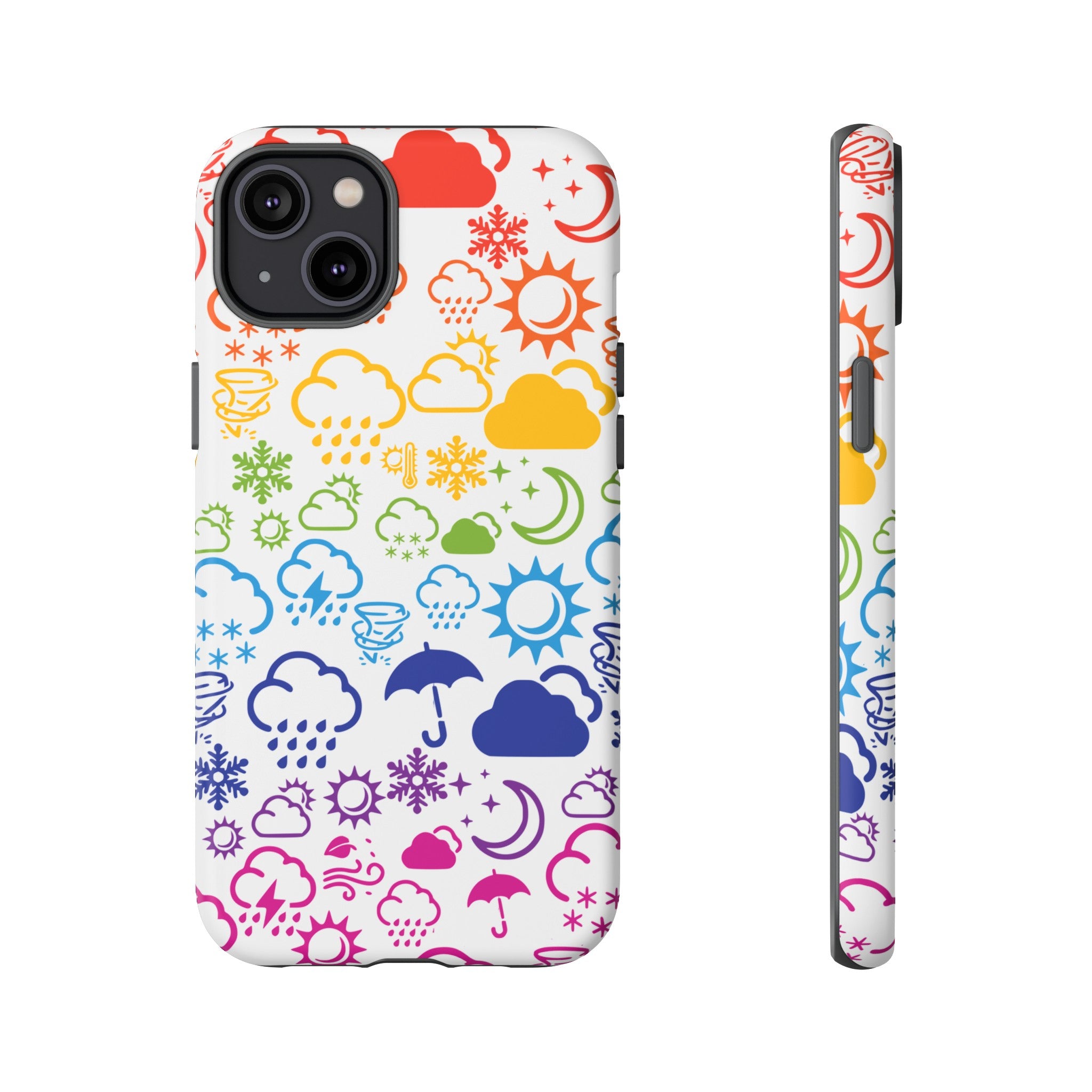 Funda rígida para teléfono Wx Icon (Rainbow) 