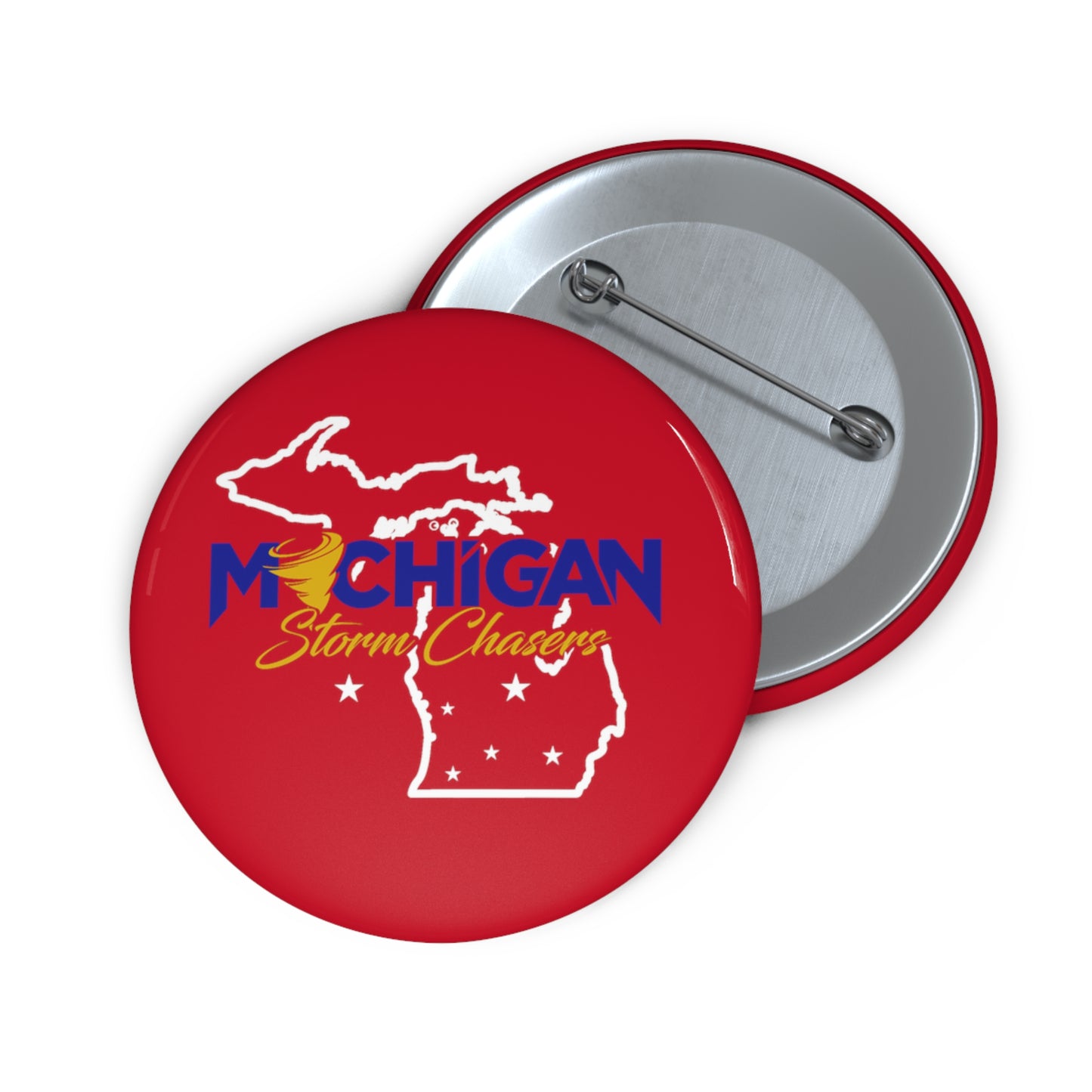 Michigan Storm Chasers Pin Buttons