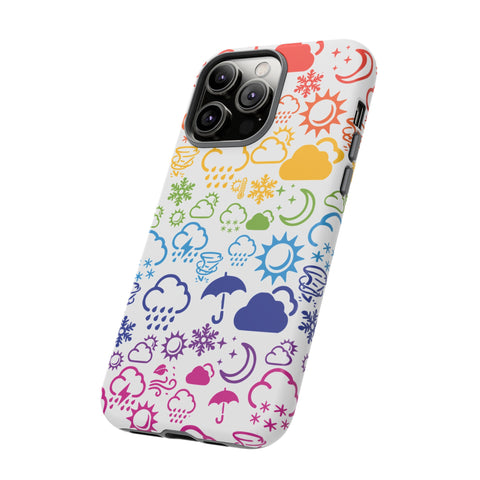 Funda rígida para teléfono Wx Icon (Rainbow)