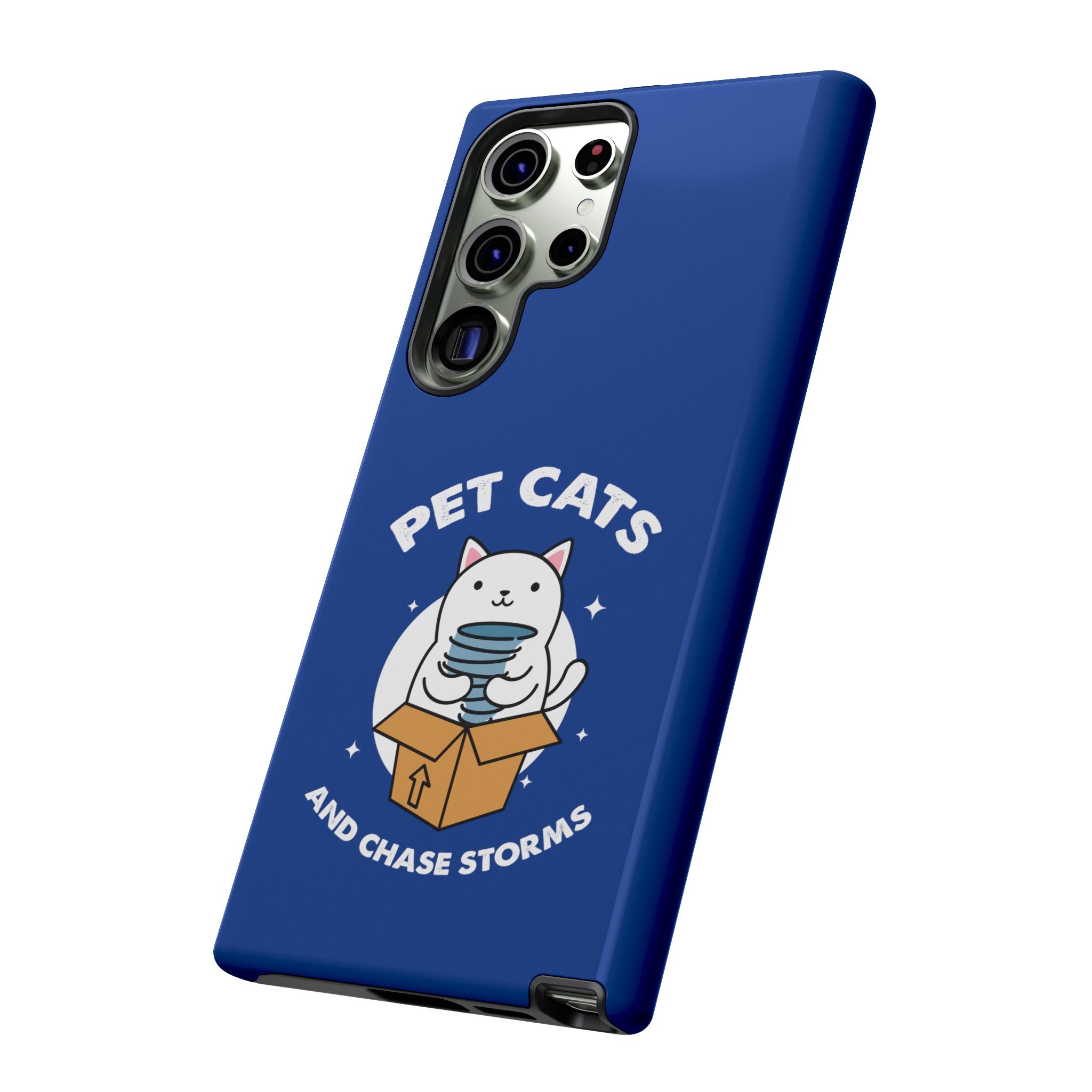 Pet Cats and Chase Storms Tough Phone Case 