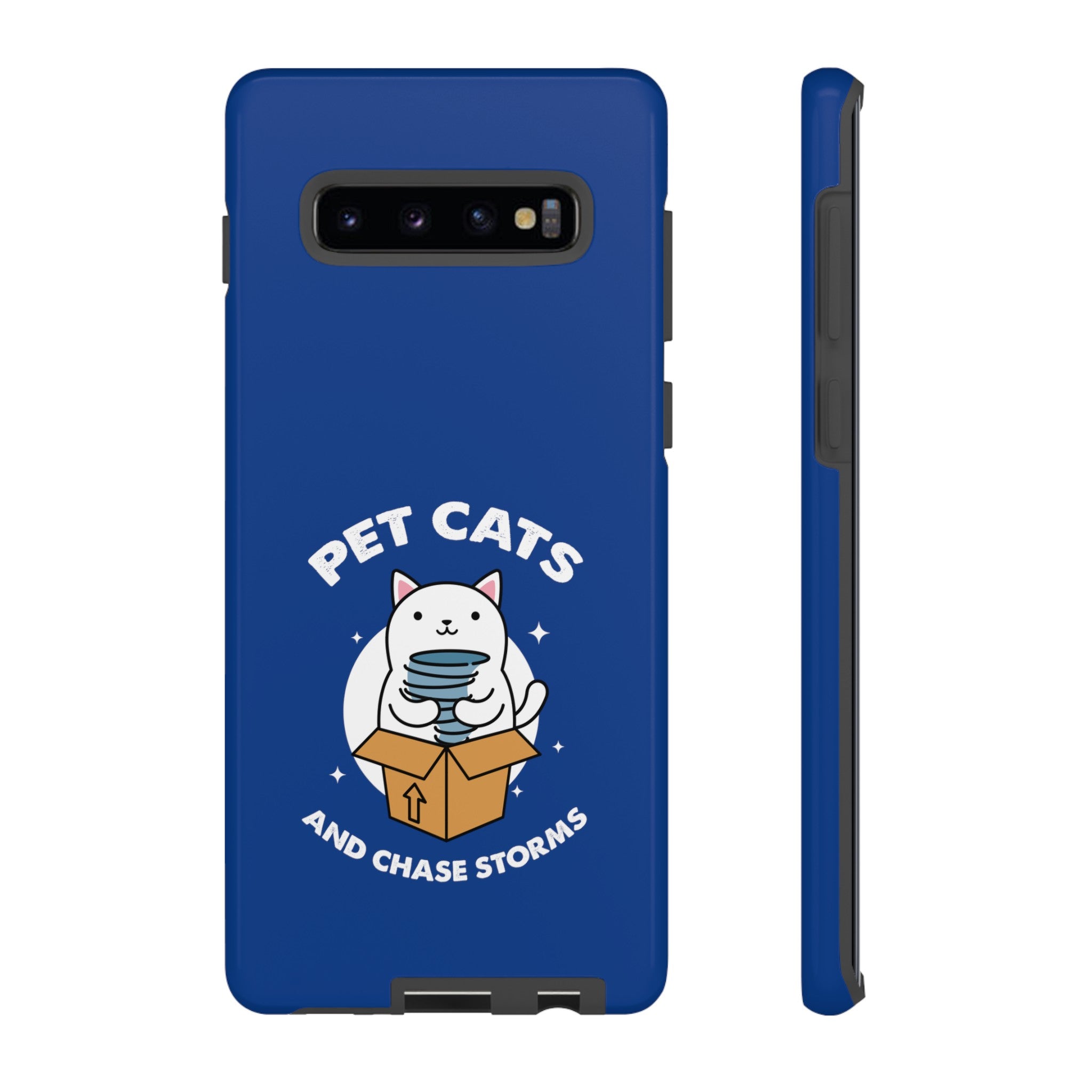 Pet Cats and Chase Storms Tough Phone Case 