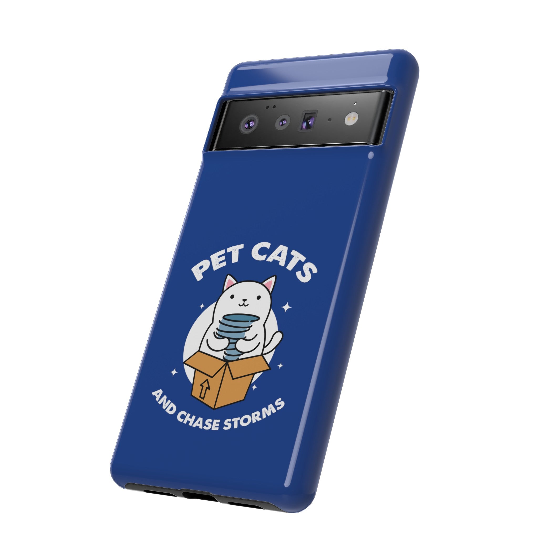 Pet Cats and Chase Storms Tough Phone Case 