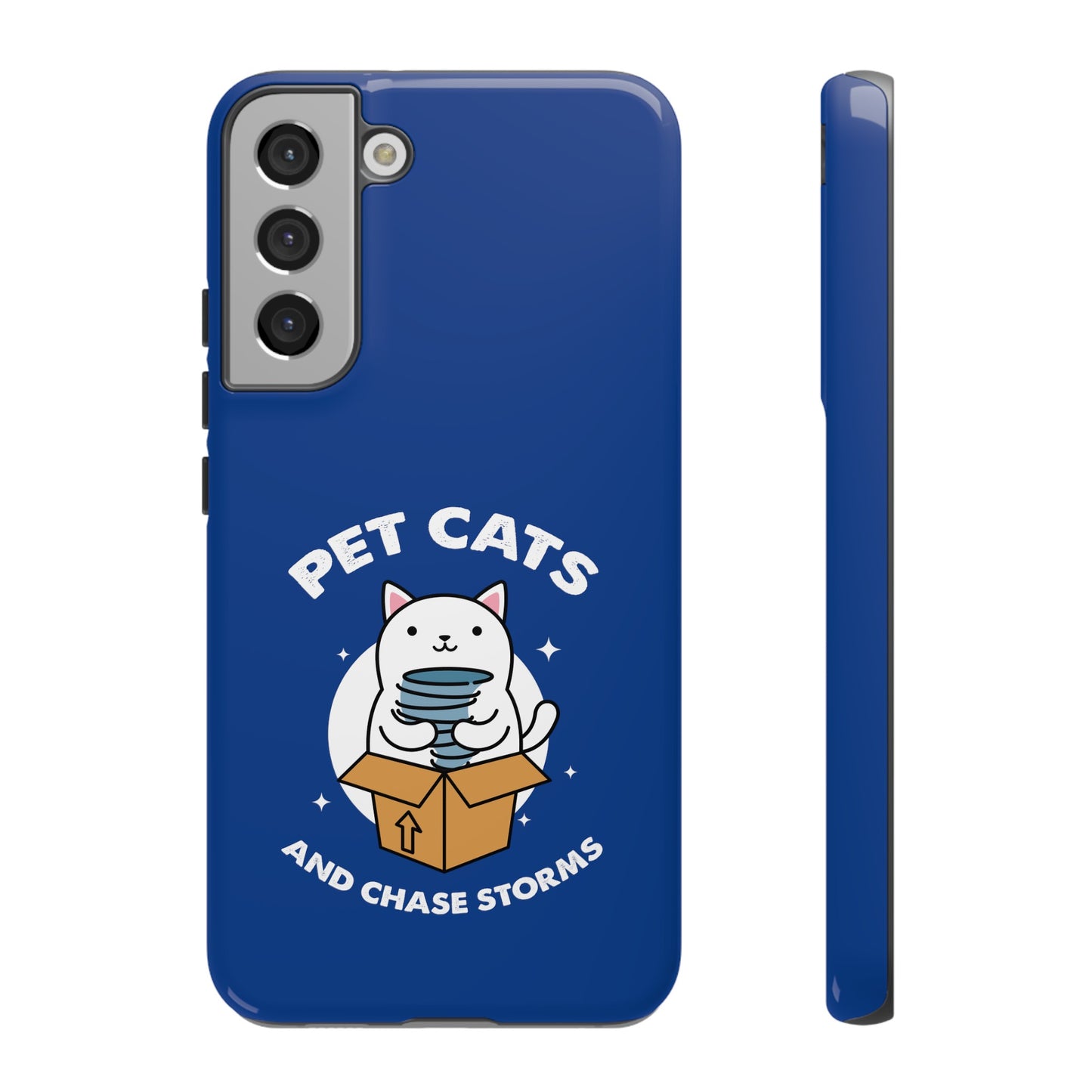 Pet Cats and Chase Storms Tough Phone Case