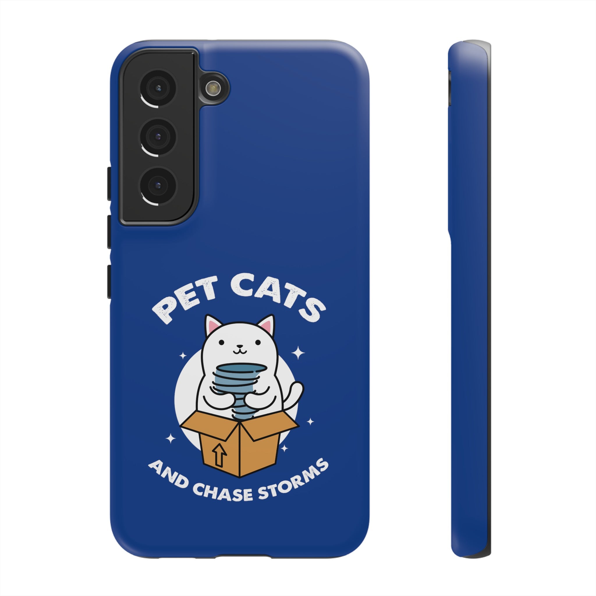 Pet Cats and Chase Storms Tough Phone Case 