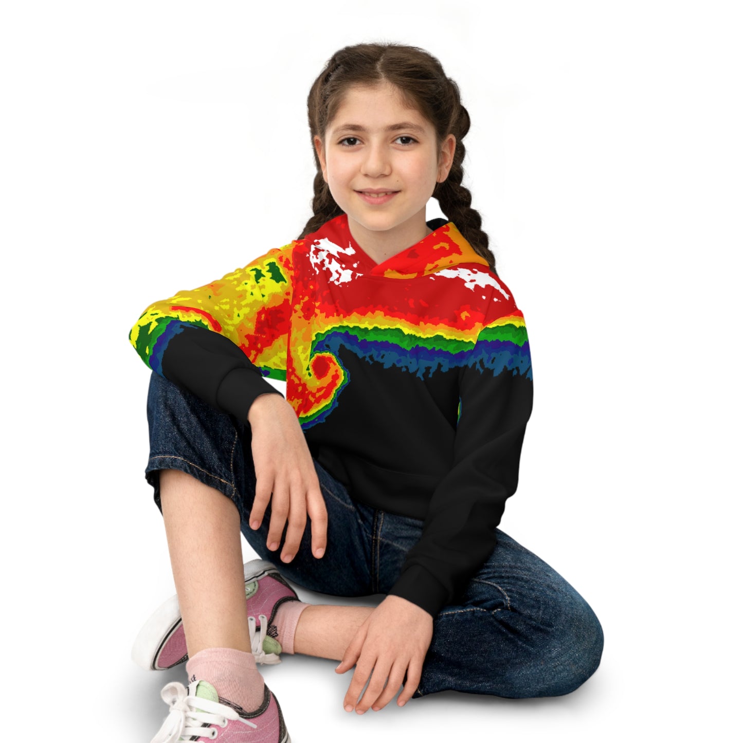 Radar Print Children's Hoodie