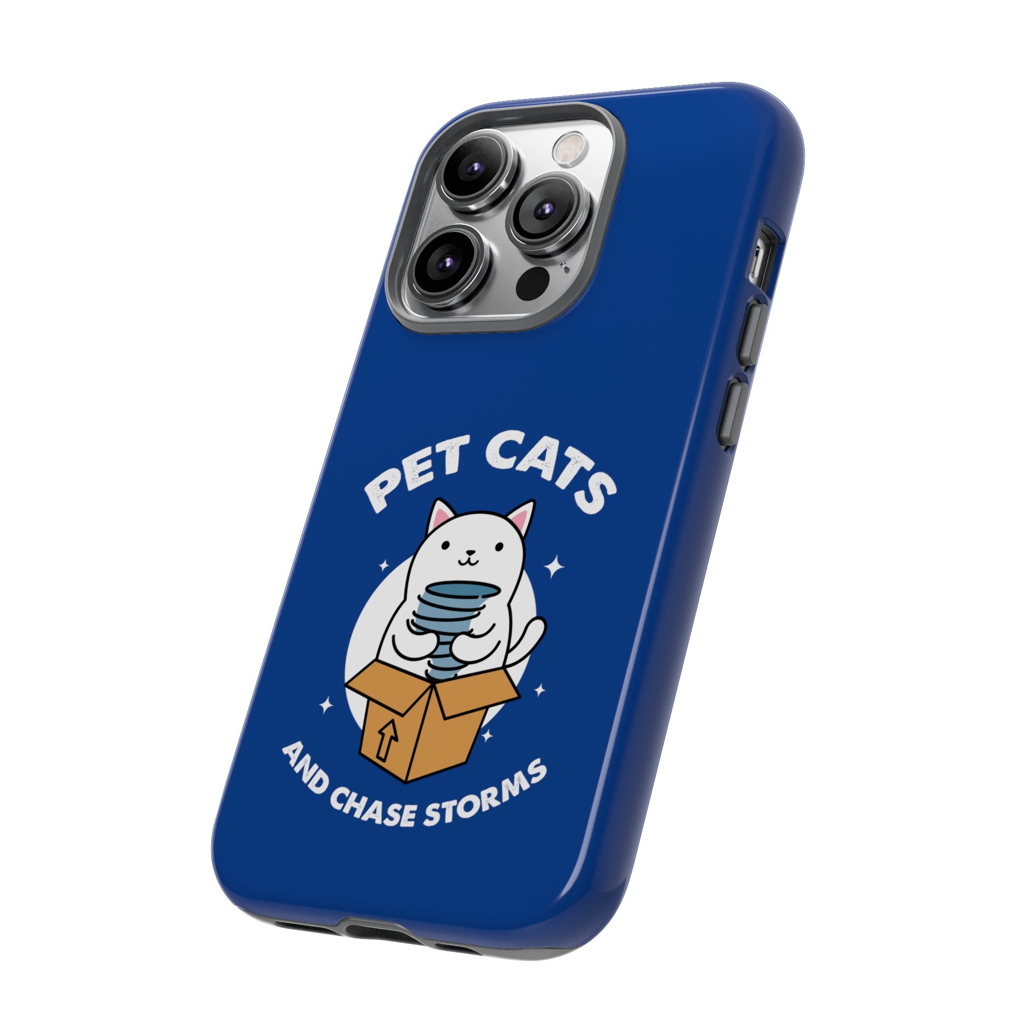 Pet Cats and Chase Storms Tough Phone Case 