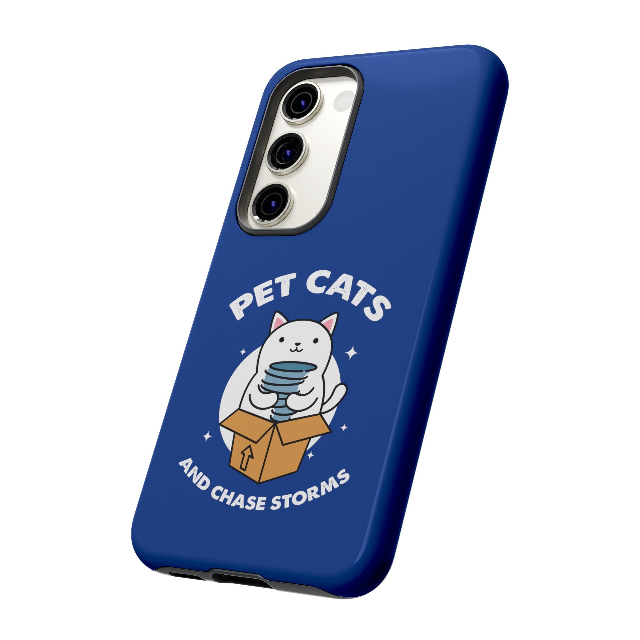 Pet Cats and Chase Storms Tough Phone Case 