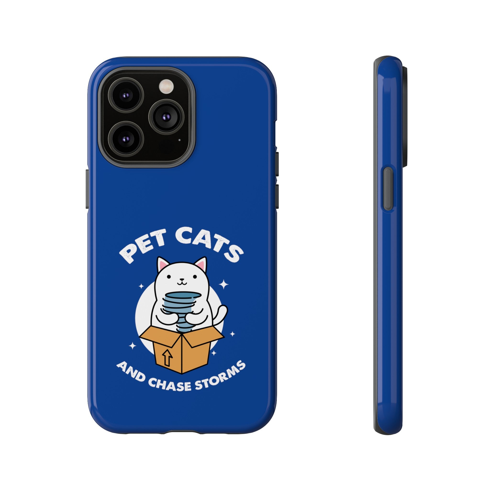 Pet Cats and Chase Storms Tough Phone Case 