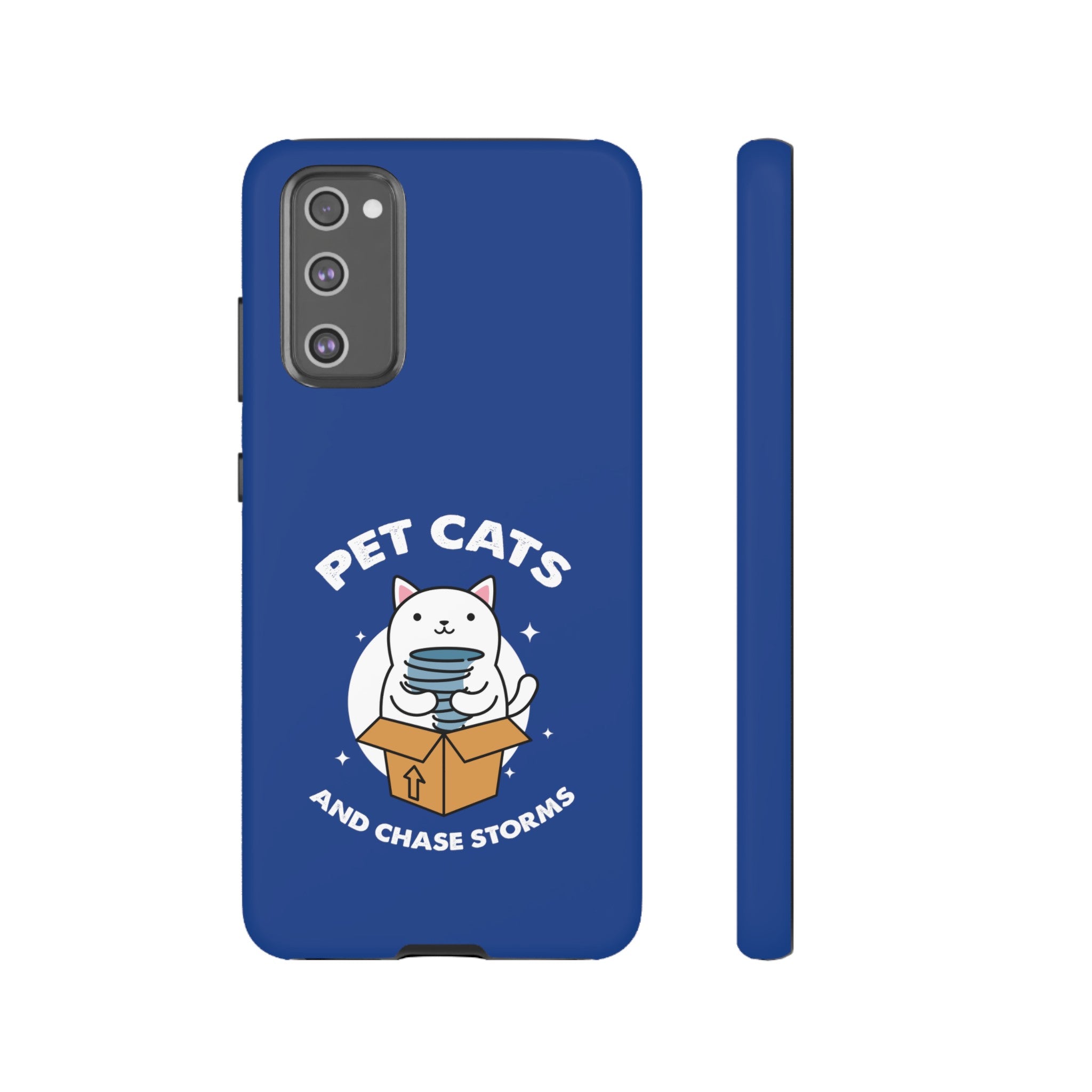 Pet Cats and Chase Storms Tough Phone Case 