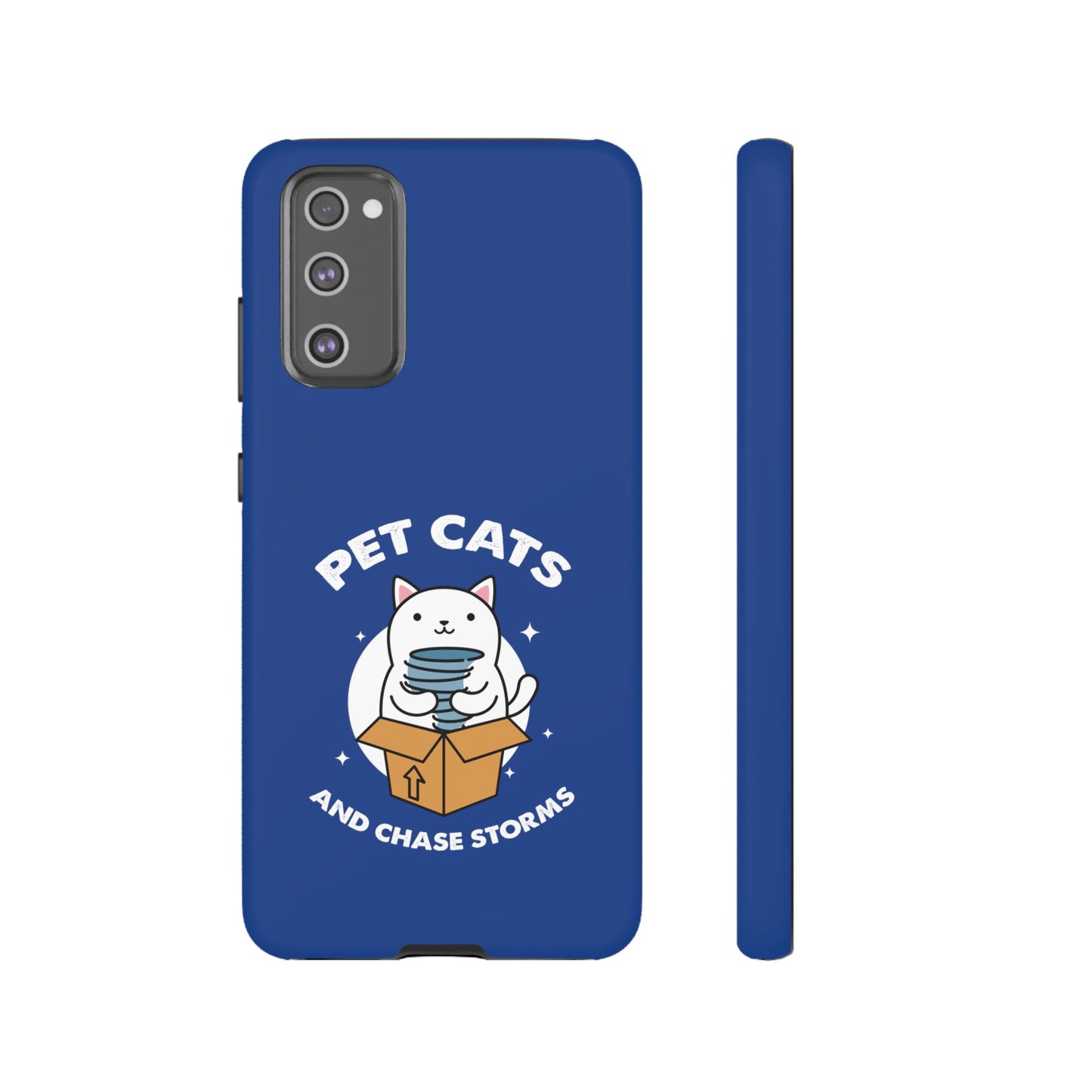 Pet Cats and Chase Storms Tough Phone Case