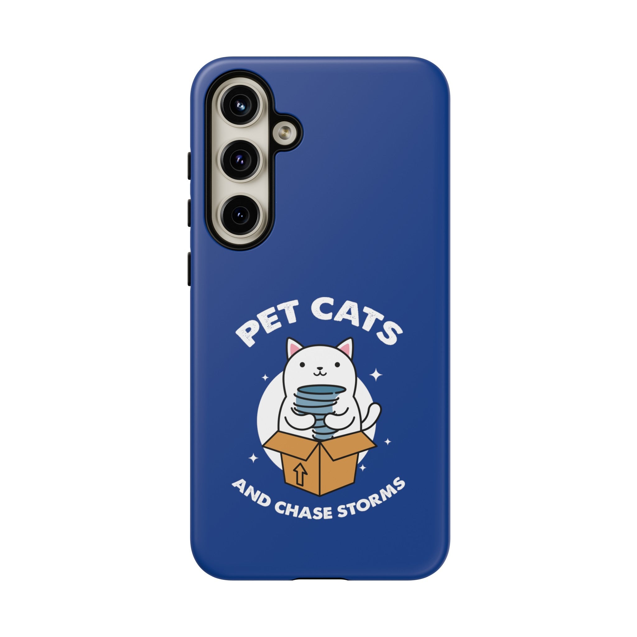 Pet Cats and Chase Storms Tough Phone Case 