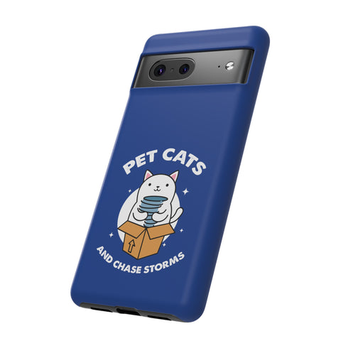 Pet Cats and Chase Storms Tough Phone Case