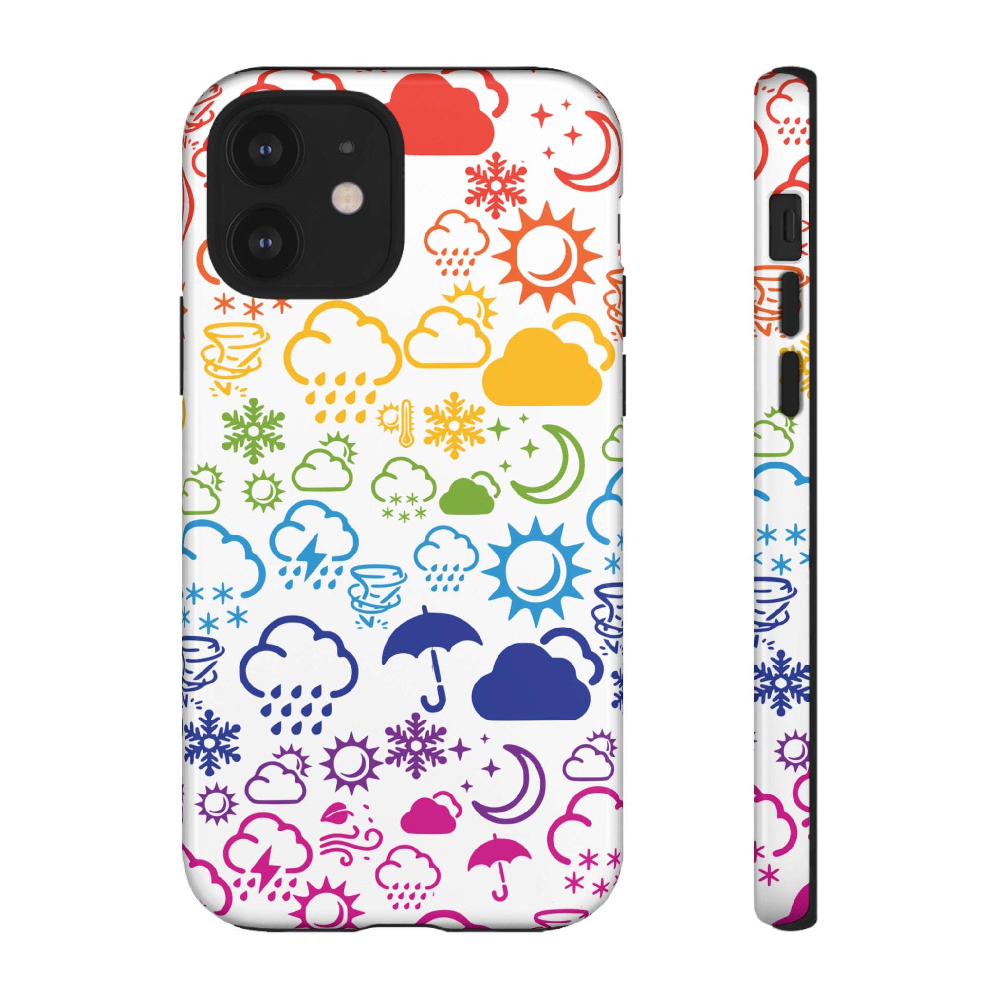 Funda rígida para teléfono Wx Icon (Rainbow) 