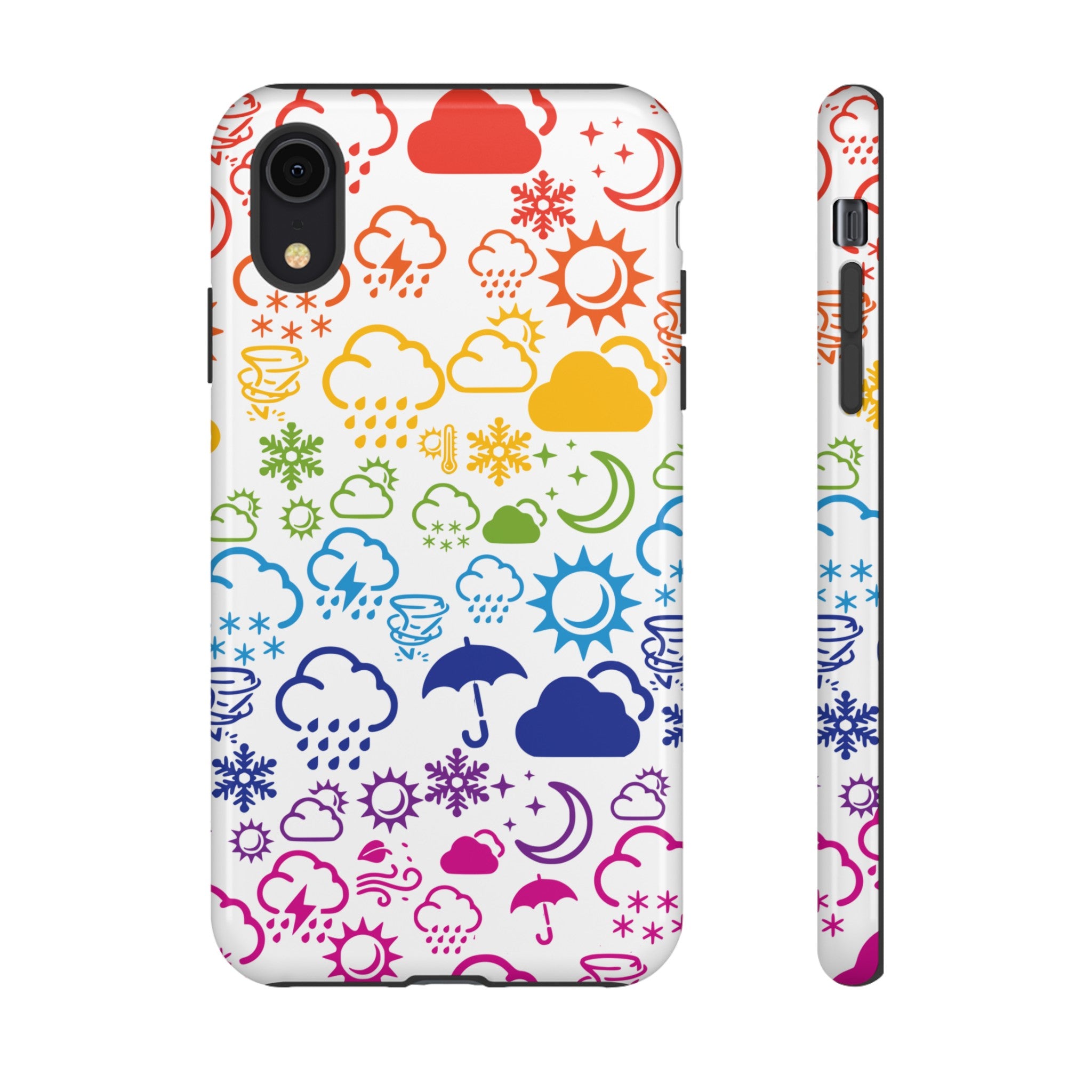 Funda rígida para teléfono Wx Icon (Rainbow) 