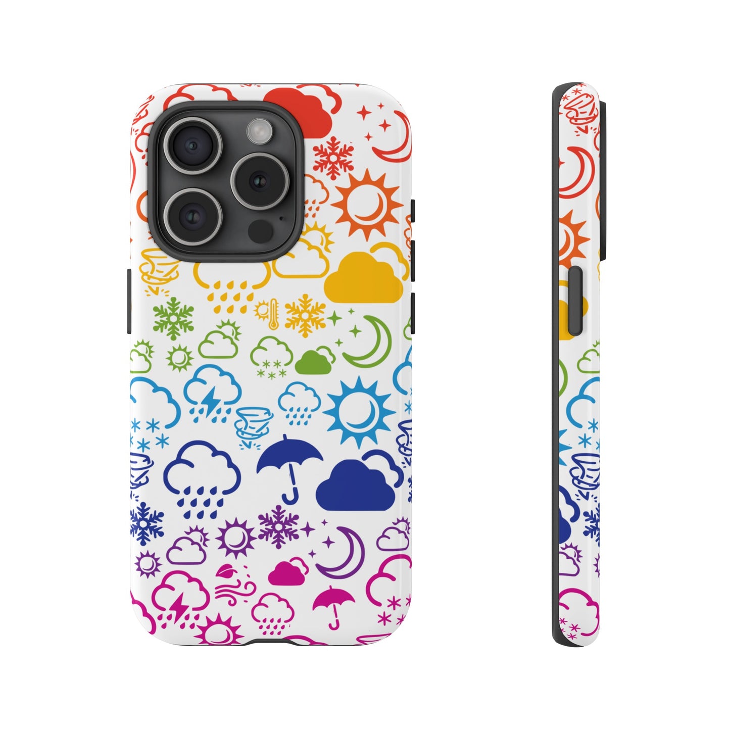 Funda rígida para teléfono Wx Icon (Rainbow)