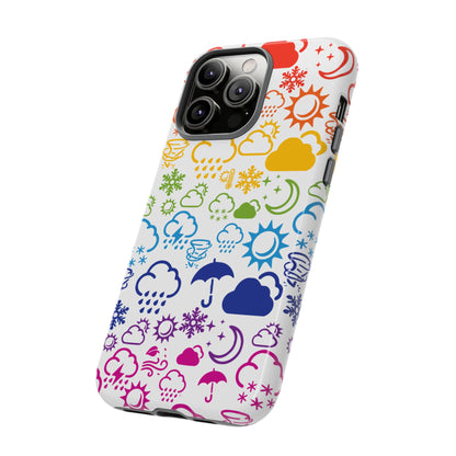 Funda rígida para teléfono Wx Icon (Rainbow)