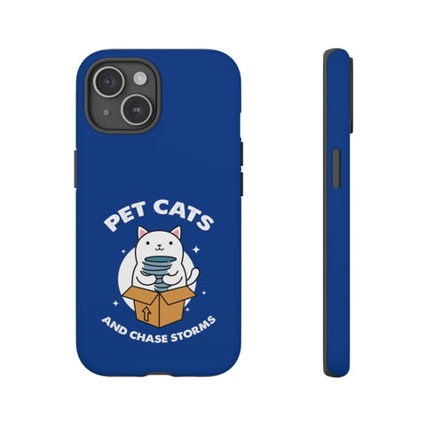 Pet Cats and Chase Storms Tough Phone Case