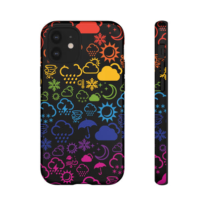 Wx Icon (noir/arc-en-ciel) coque de téléphone robuste