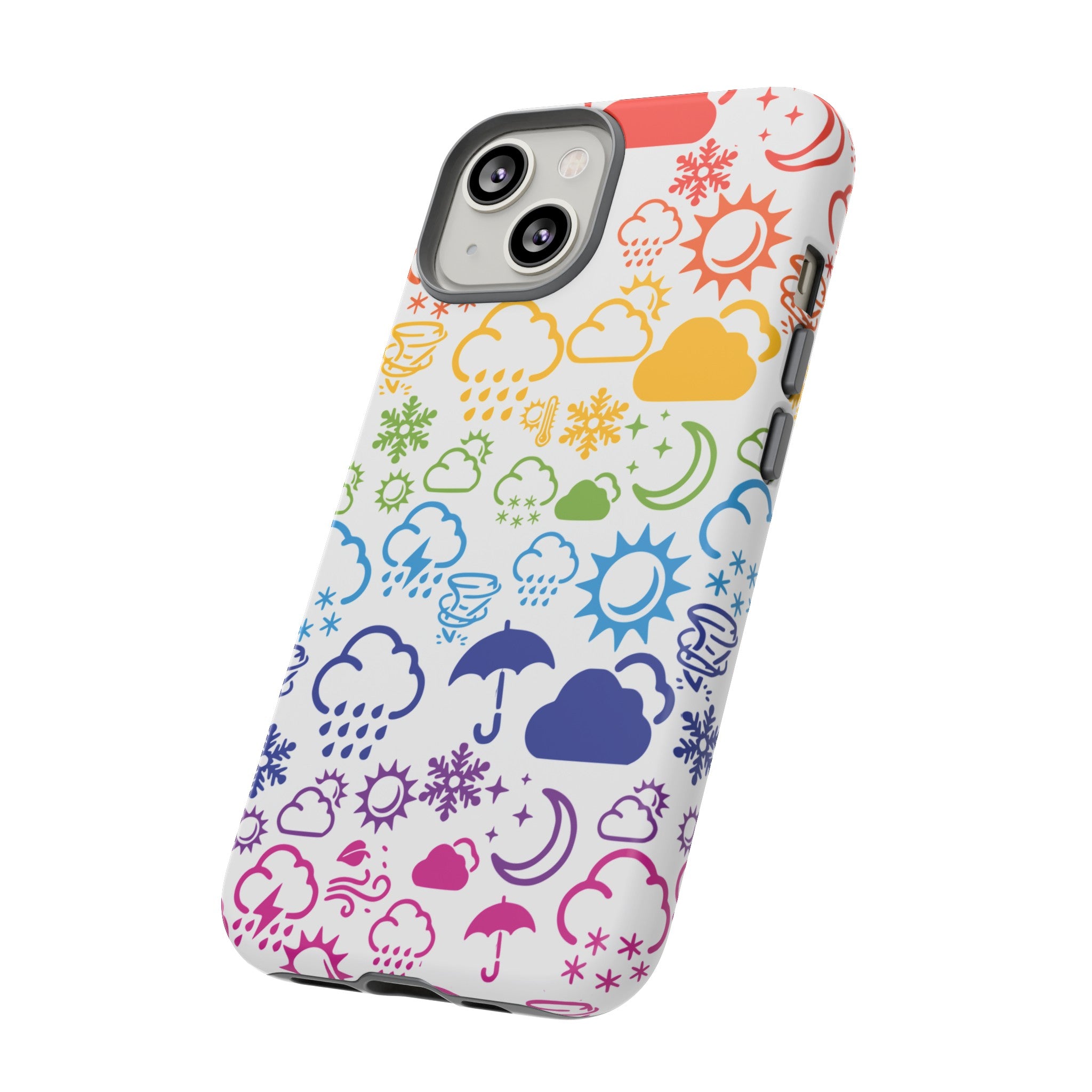 Funda rígida para teléfono Wx Icon (Rainbow) 