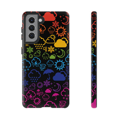 Wx Icon (noir/arc-en-ciel) coque de téléphone robuste